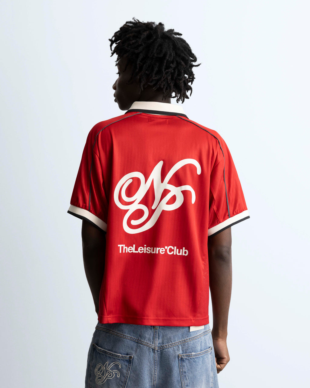 Basic Football Tee Red