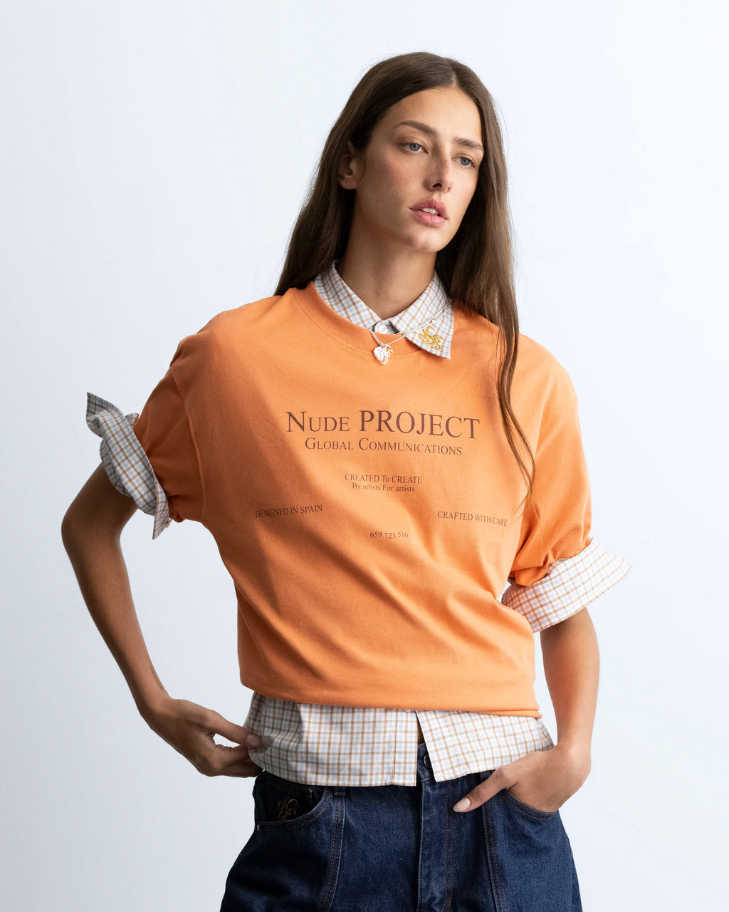 Piano Tee Orange
