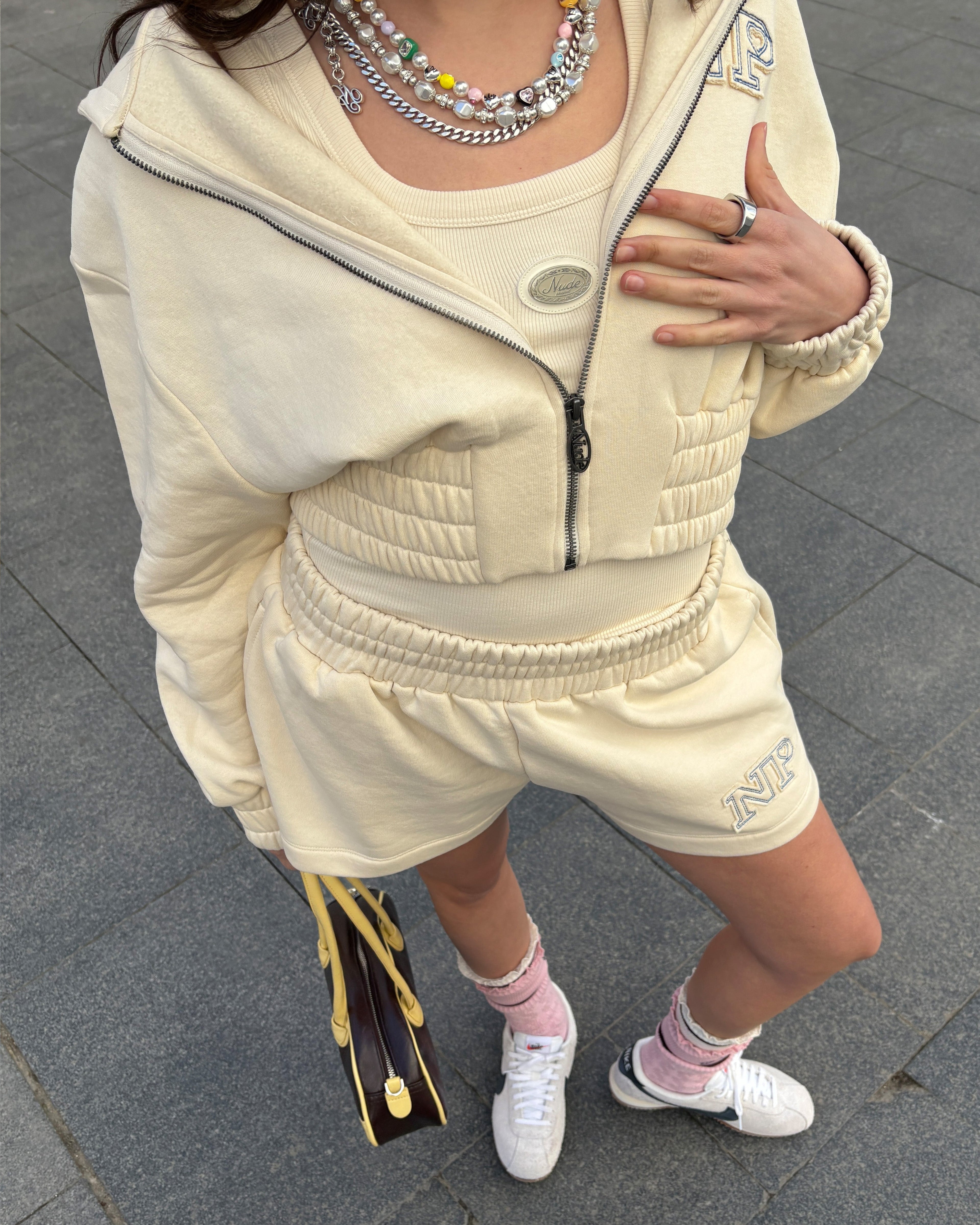 Sudadera Typa Day Blanco Crema