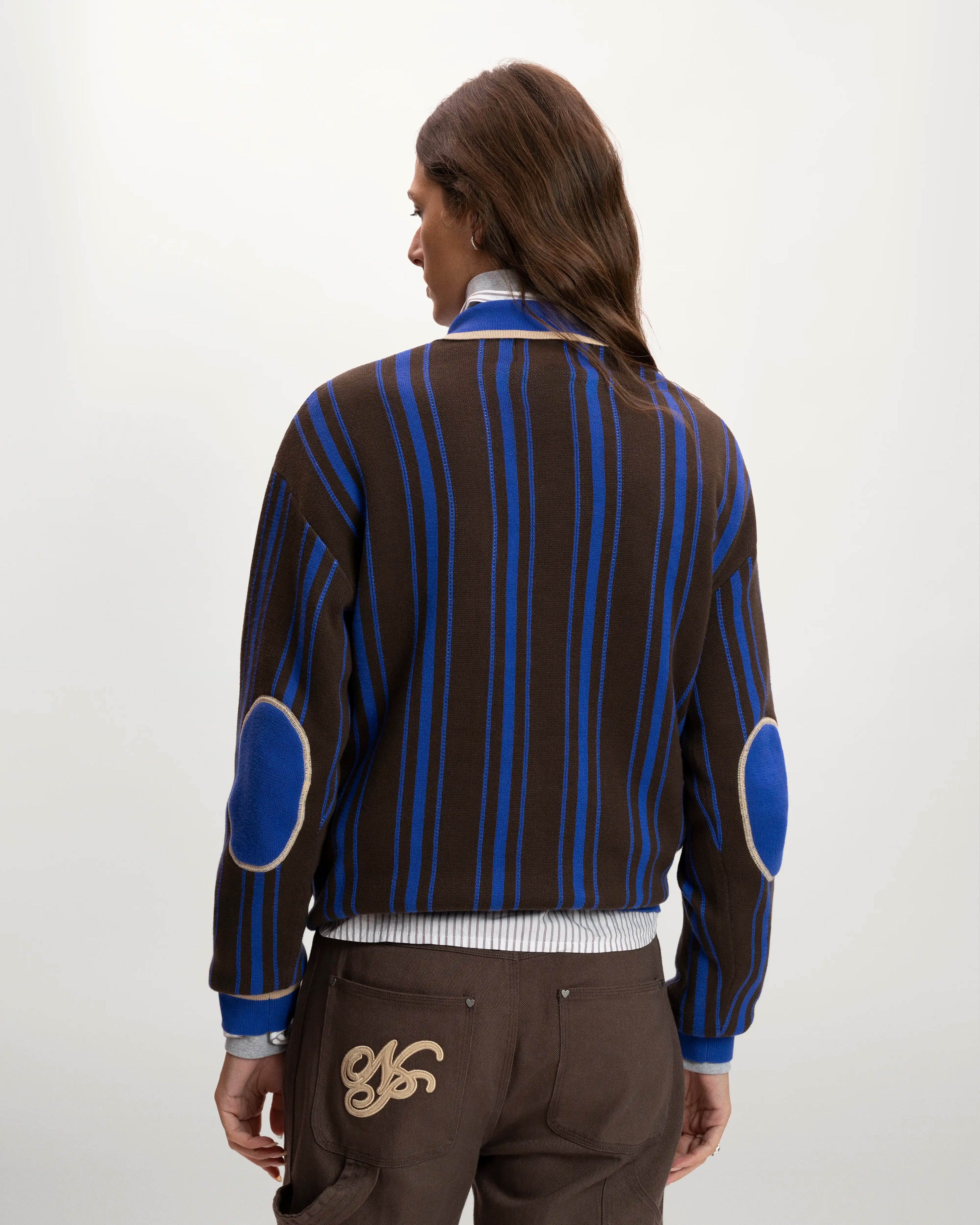 Legend Football Knit Polo Blue