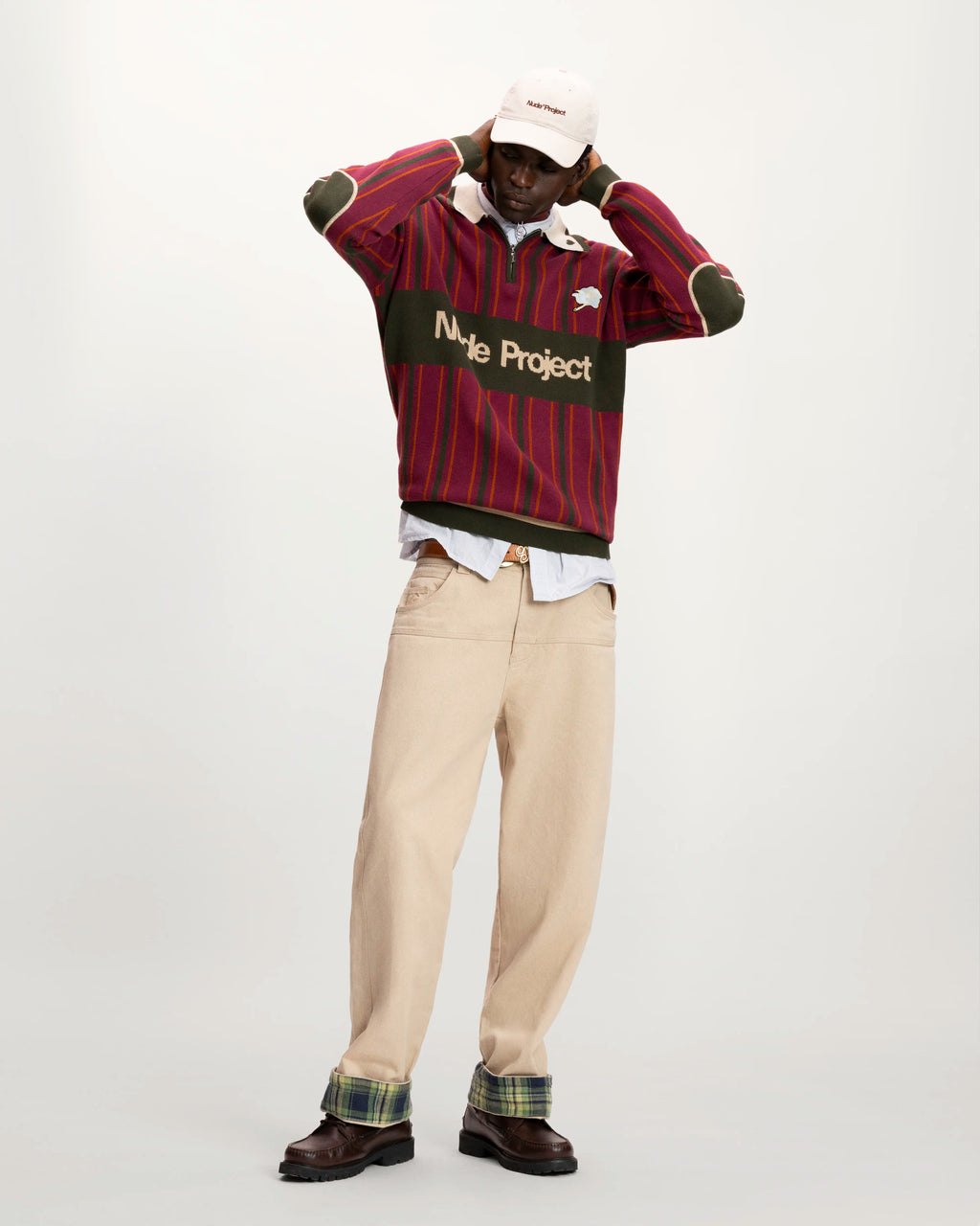 Legend Football Knit Polo Burgundy