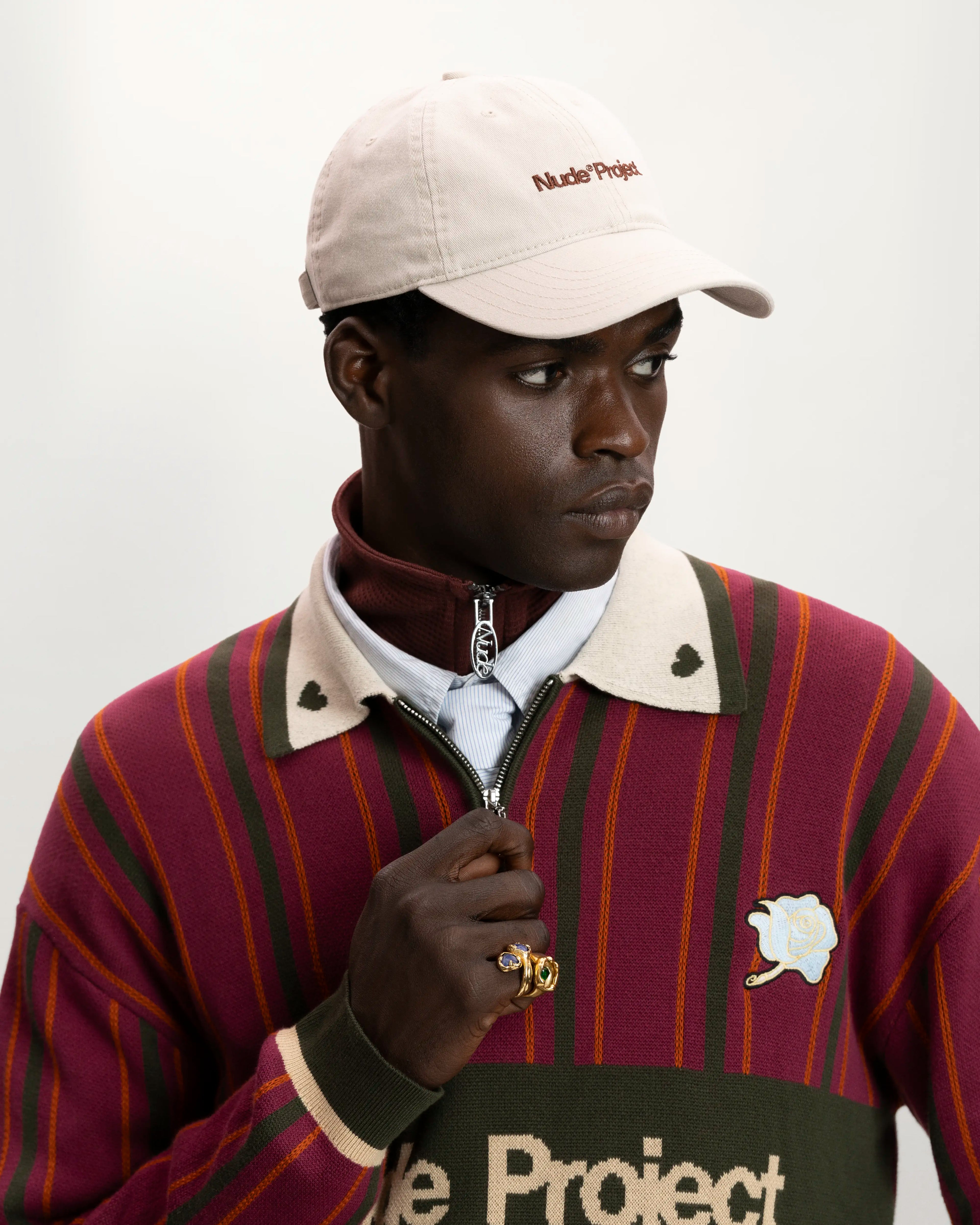Legend Football Knit Polo Burgundy
