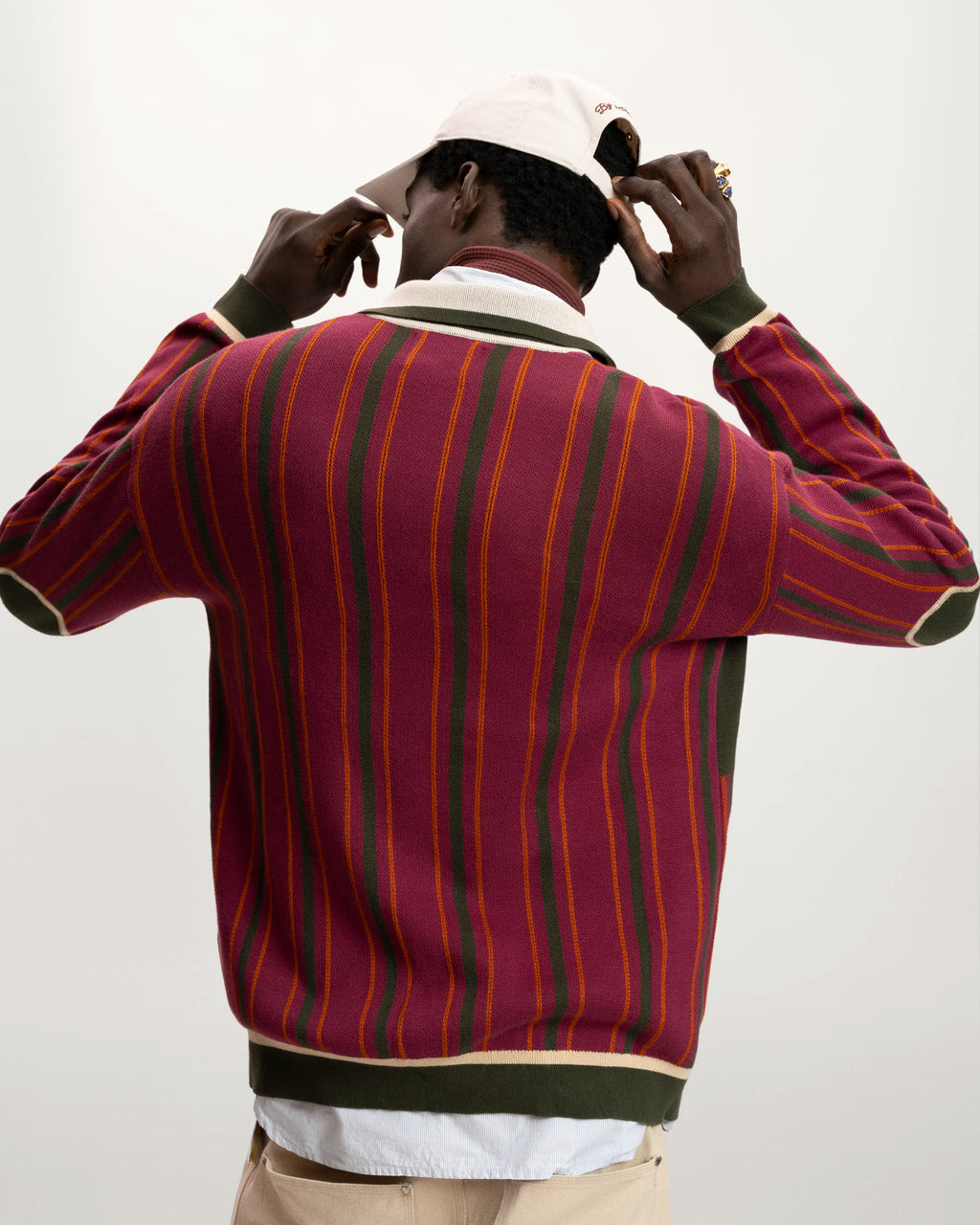 Legend Football Knit Polo Burgundy