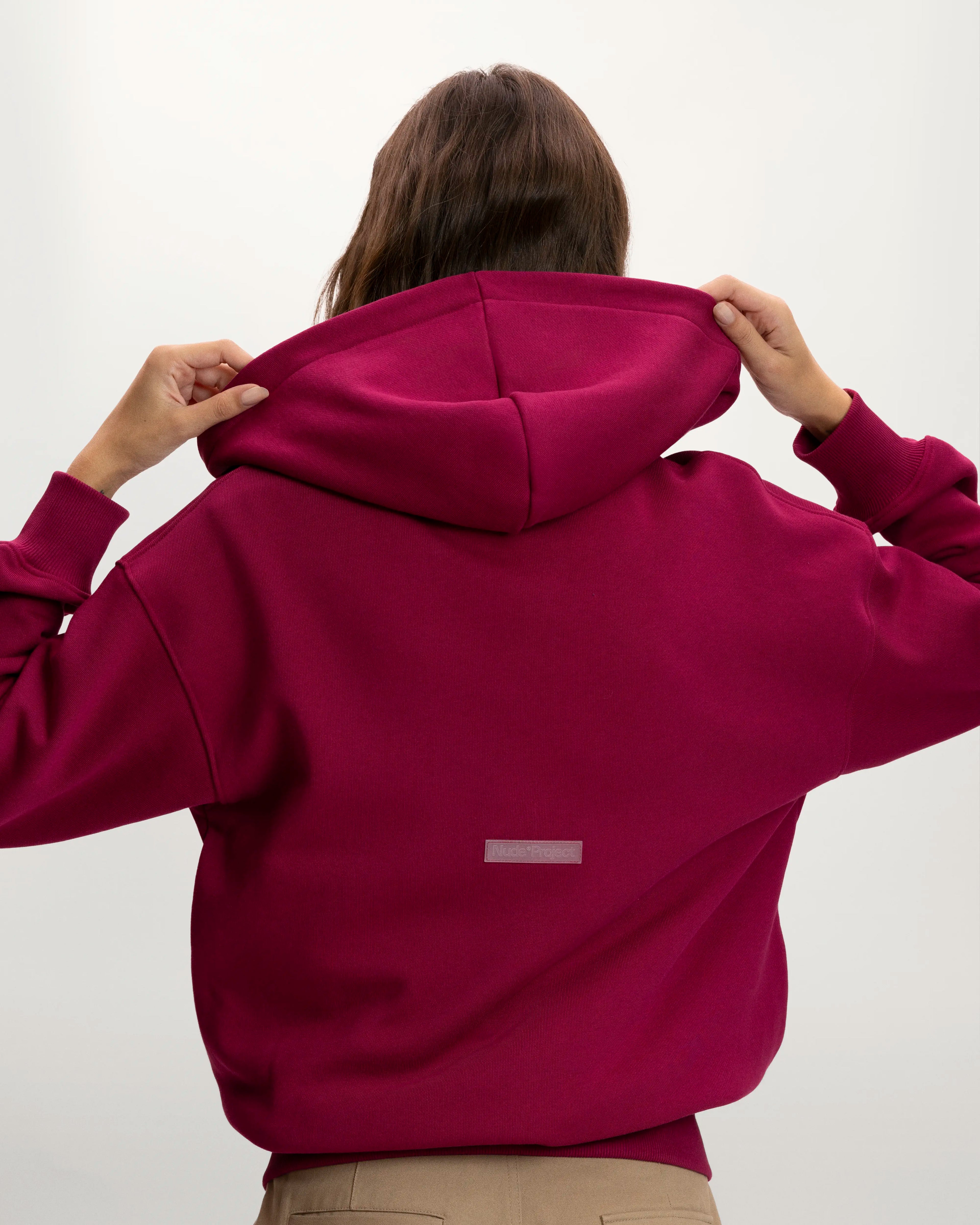 Gravity Zip-Up Hoodie Burgundy