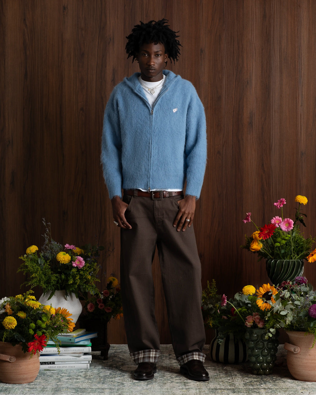 Jersey Con Cremallera Alpachino Azul