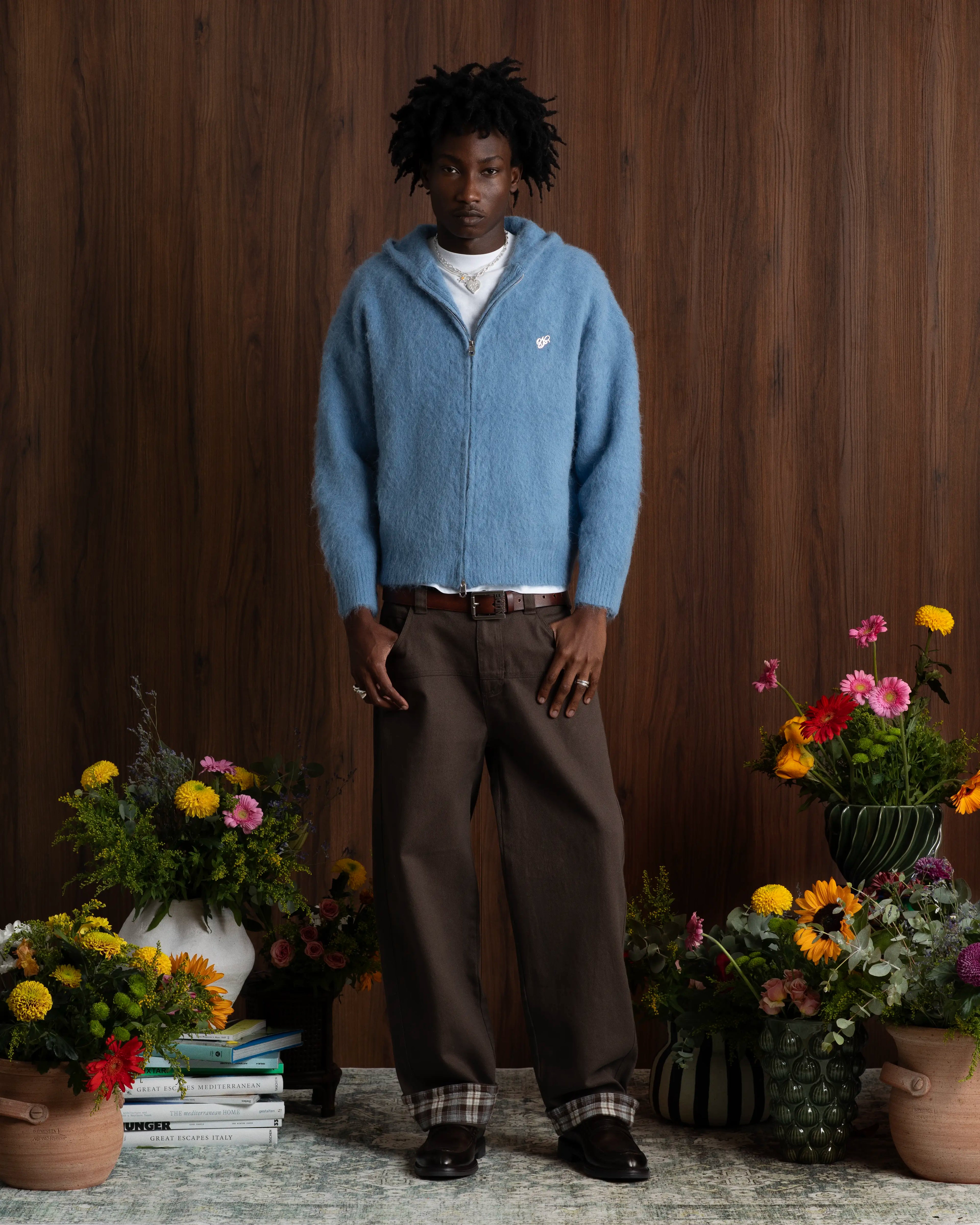 Jersey Con Cremallera Alpachino Azul