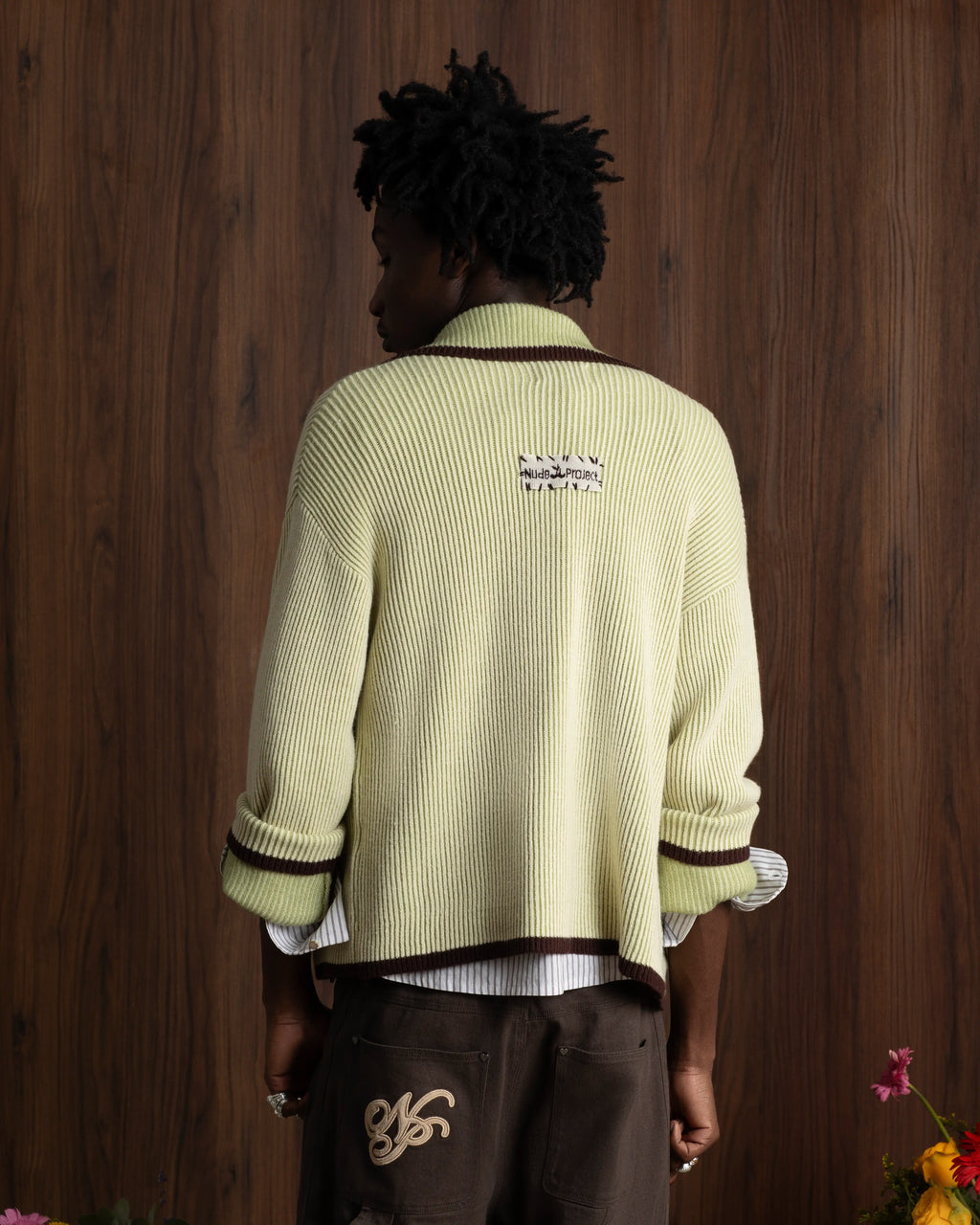 Cárdigan Con Cremallera Classy Verde