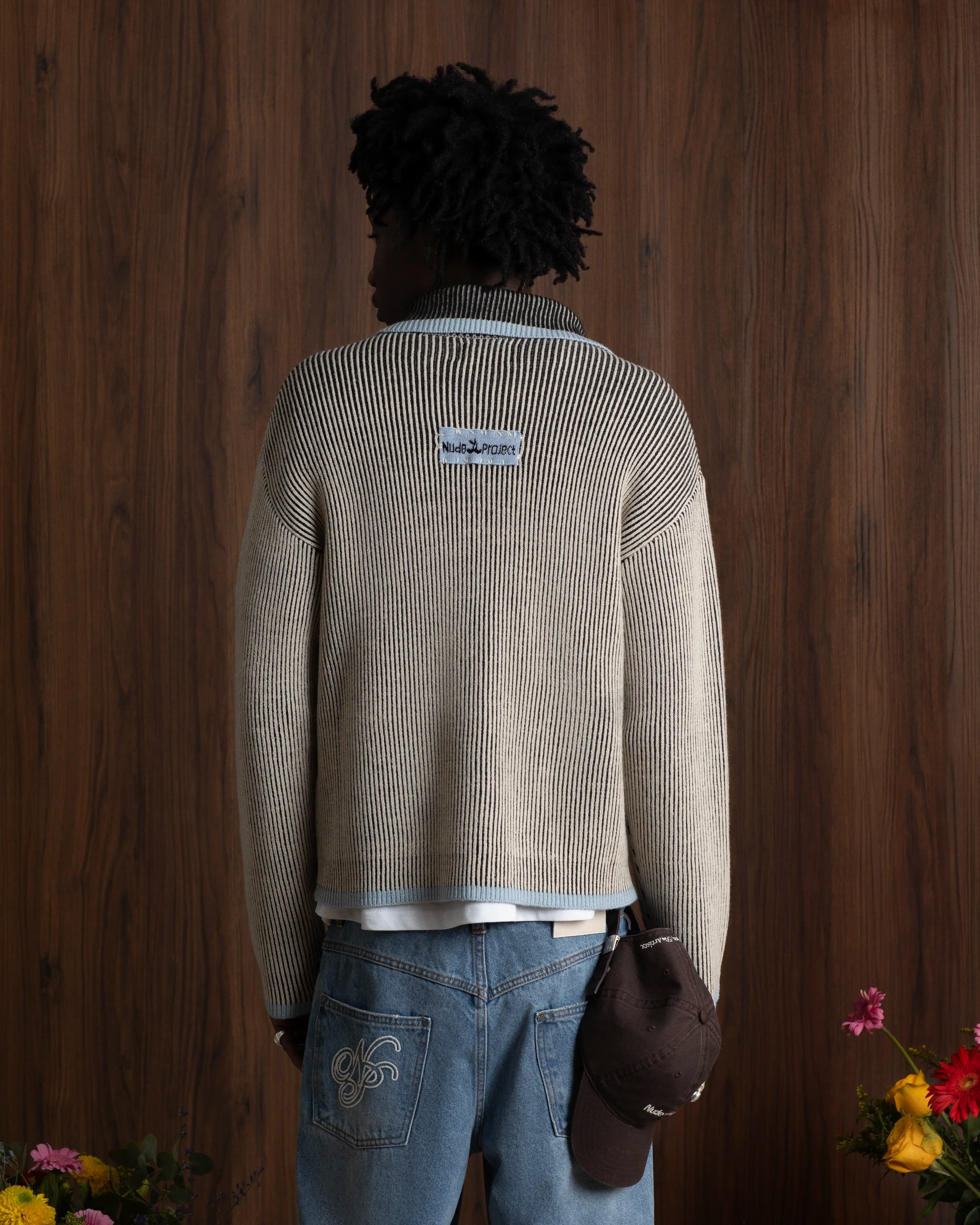 Cárdigan Con Cremallera Classy Azul