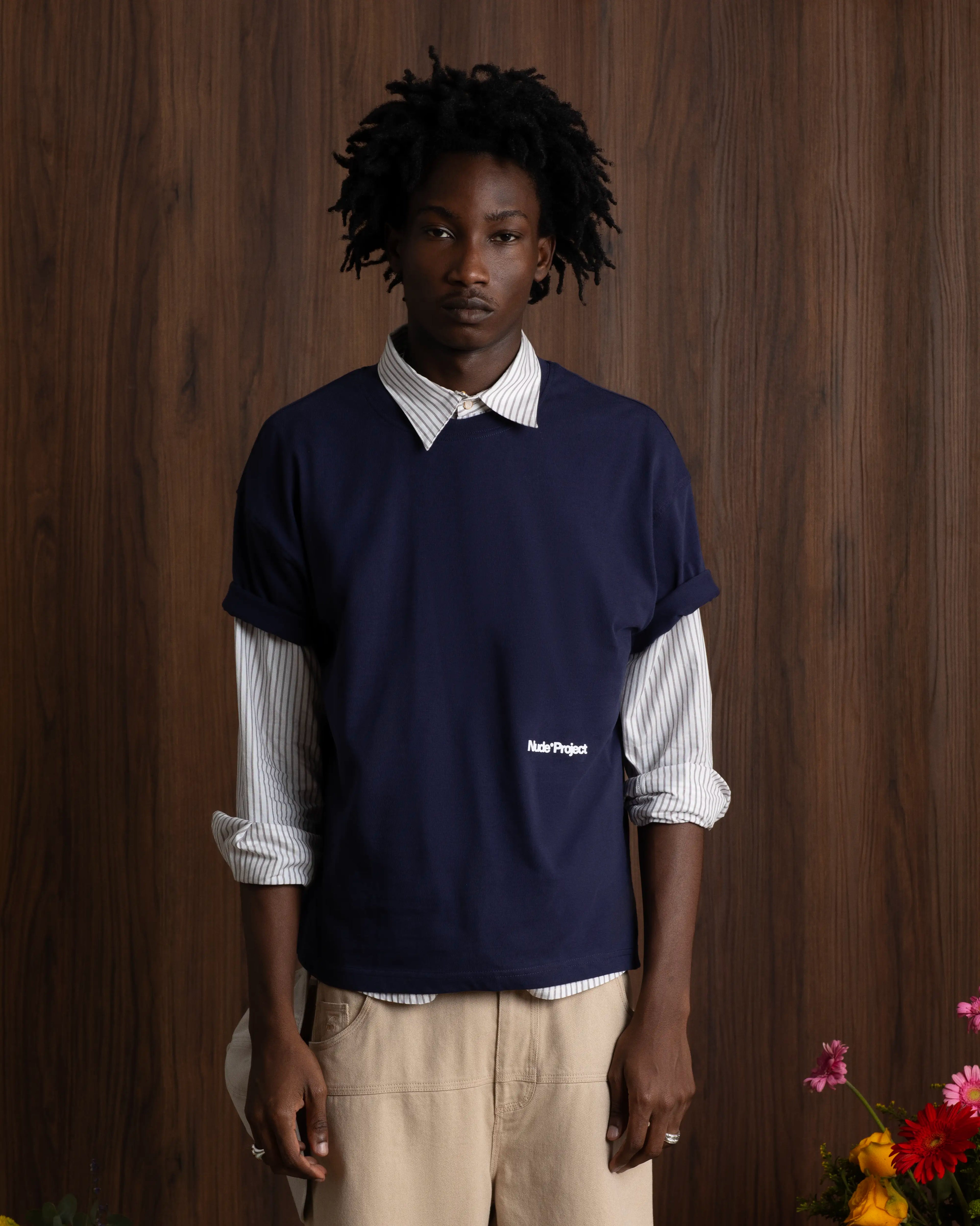 Camiseta Always Late Azul Marino