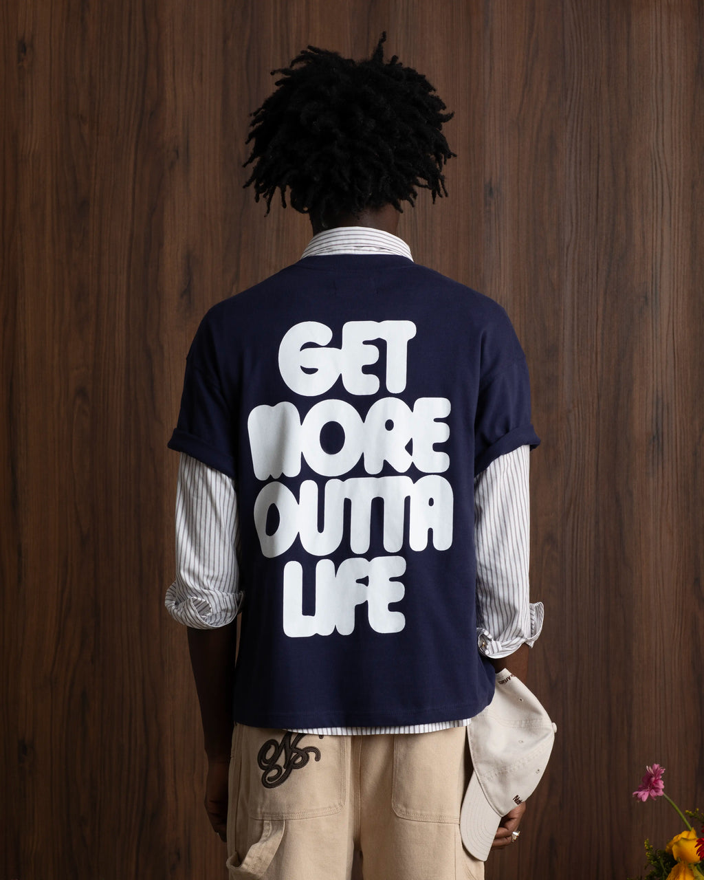 Camiseta Always Late Azul Marino