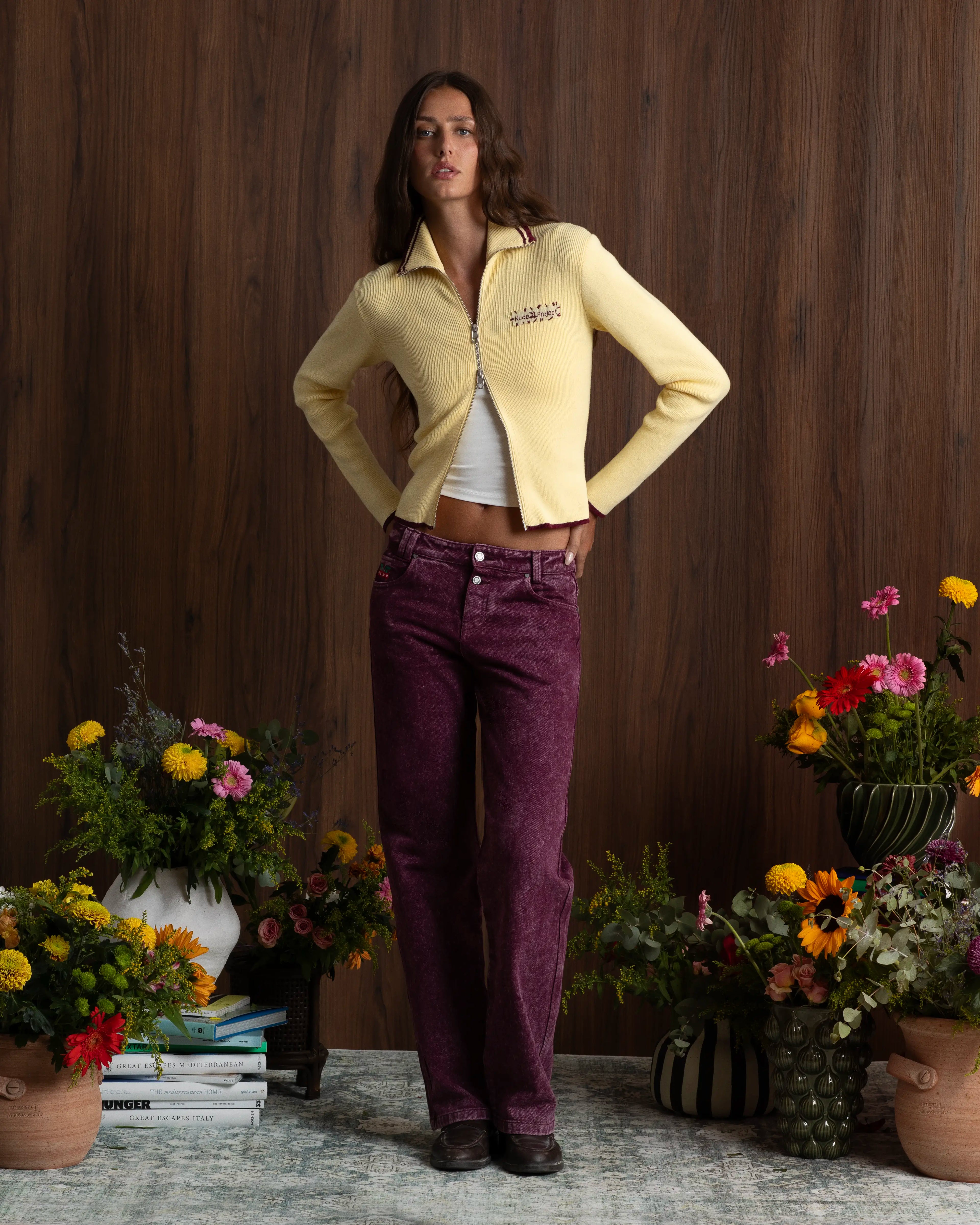 Jersey Con Cremallera Kiddo Amarillo