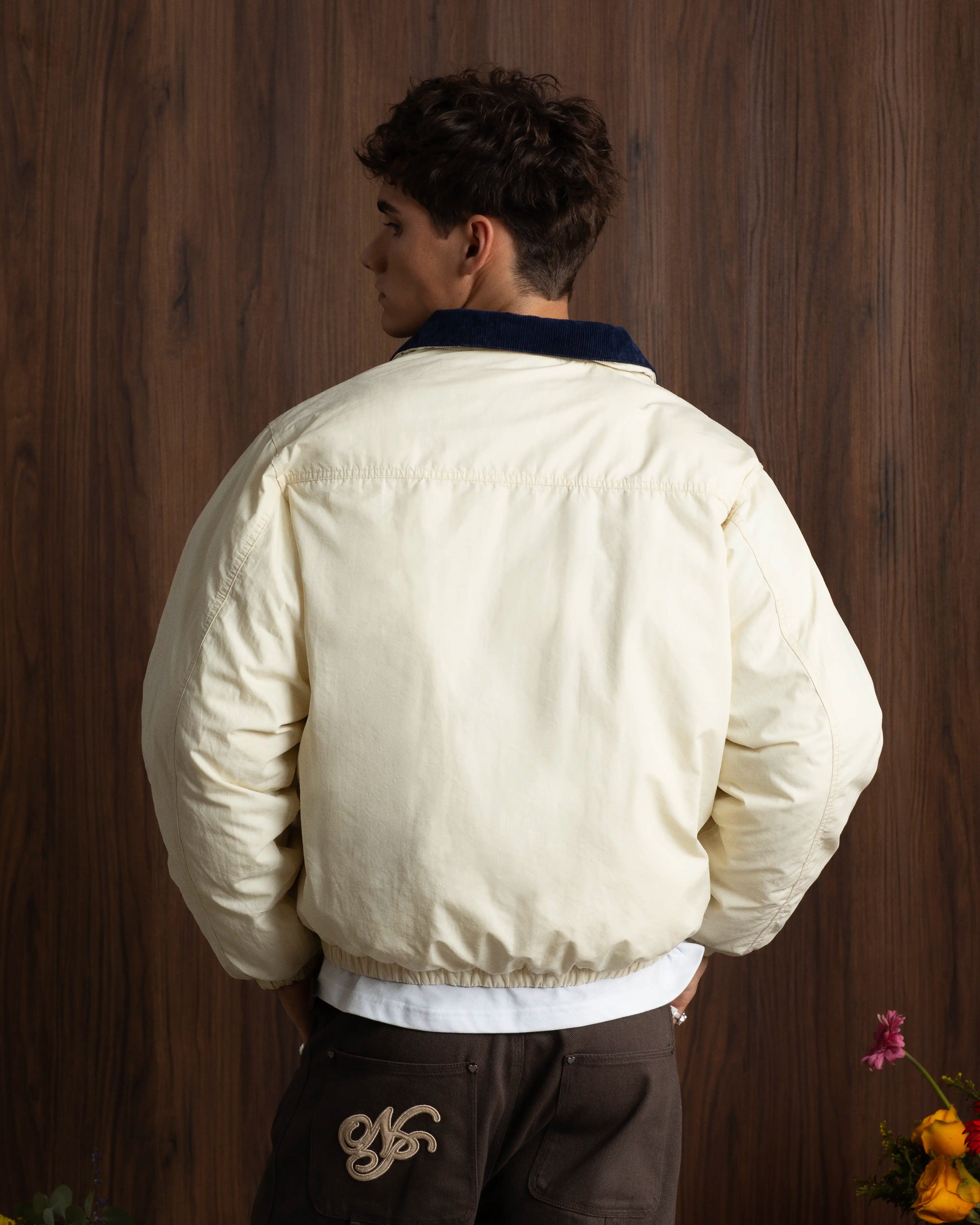 Chaqueta Matencio Blanco Crema