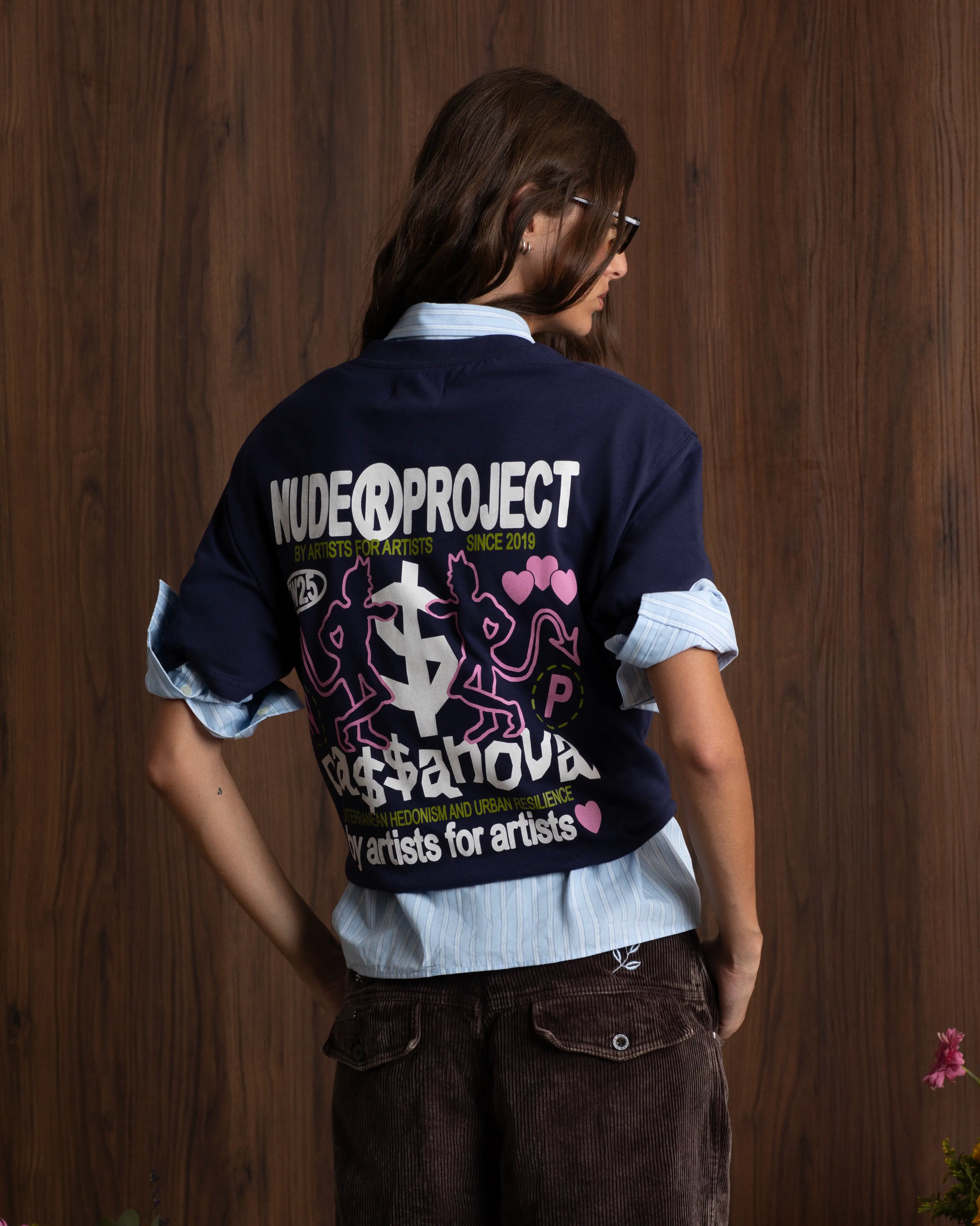 Camiseta Cassanova Azul Marino