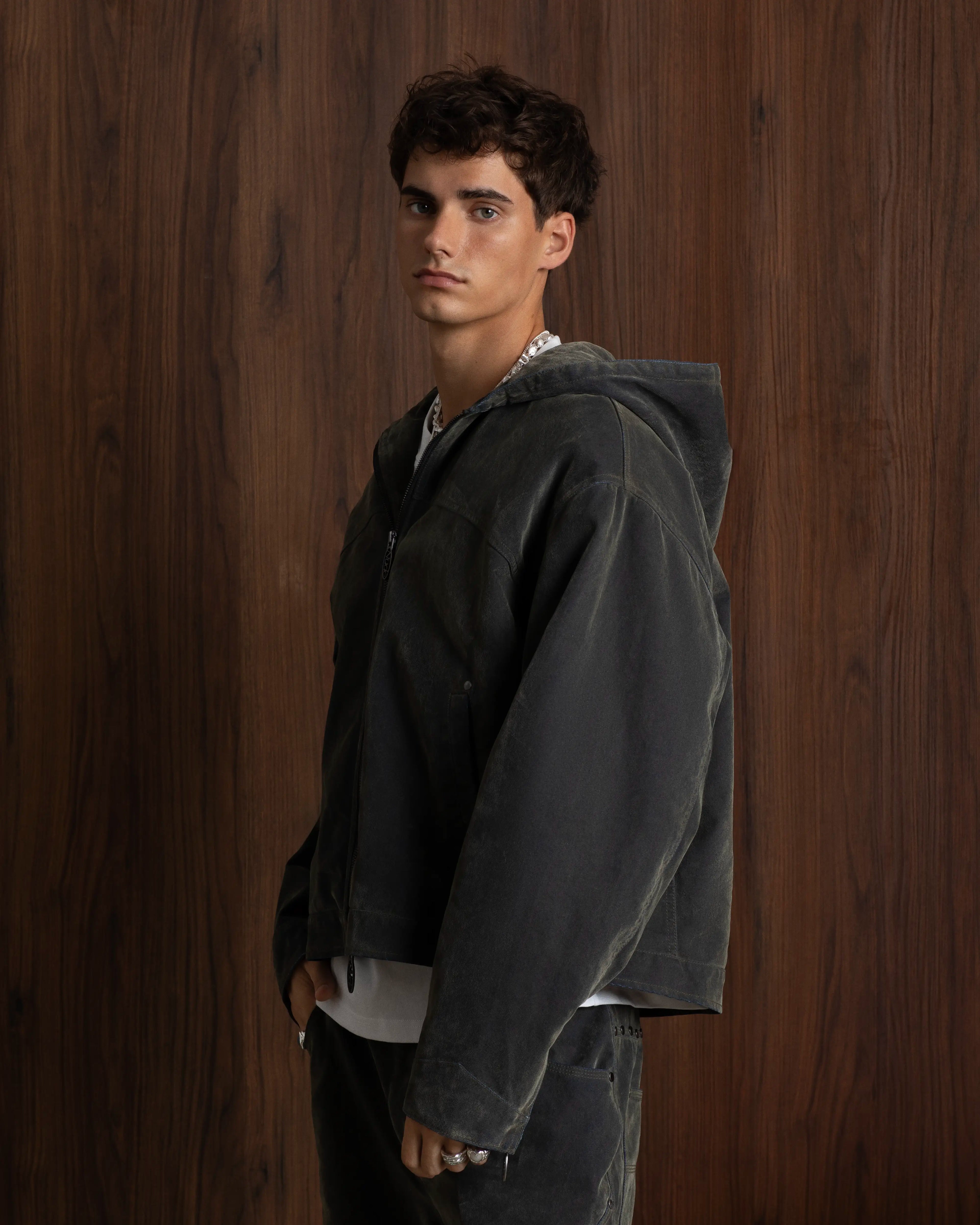 Chaqueta Worker Velvet Denim