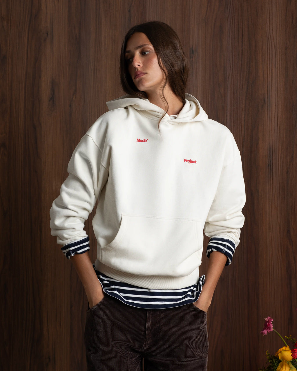 Sudadera Ladder Blanco Crema