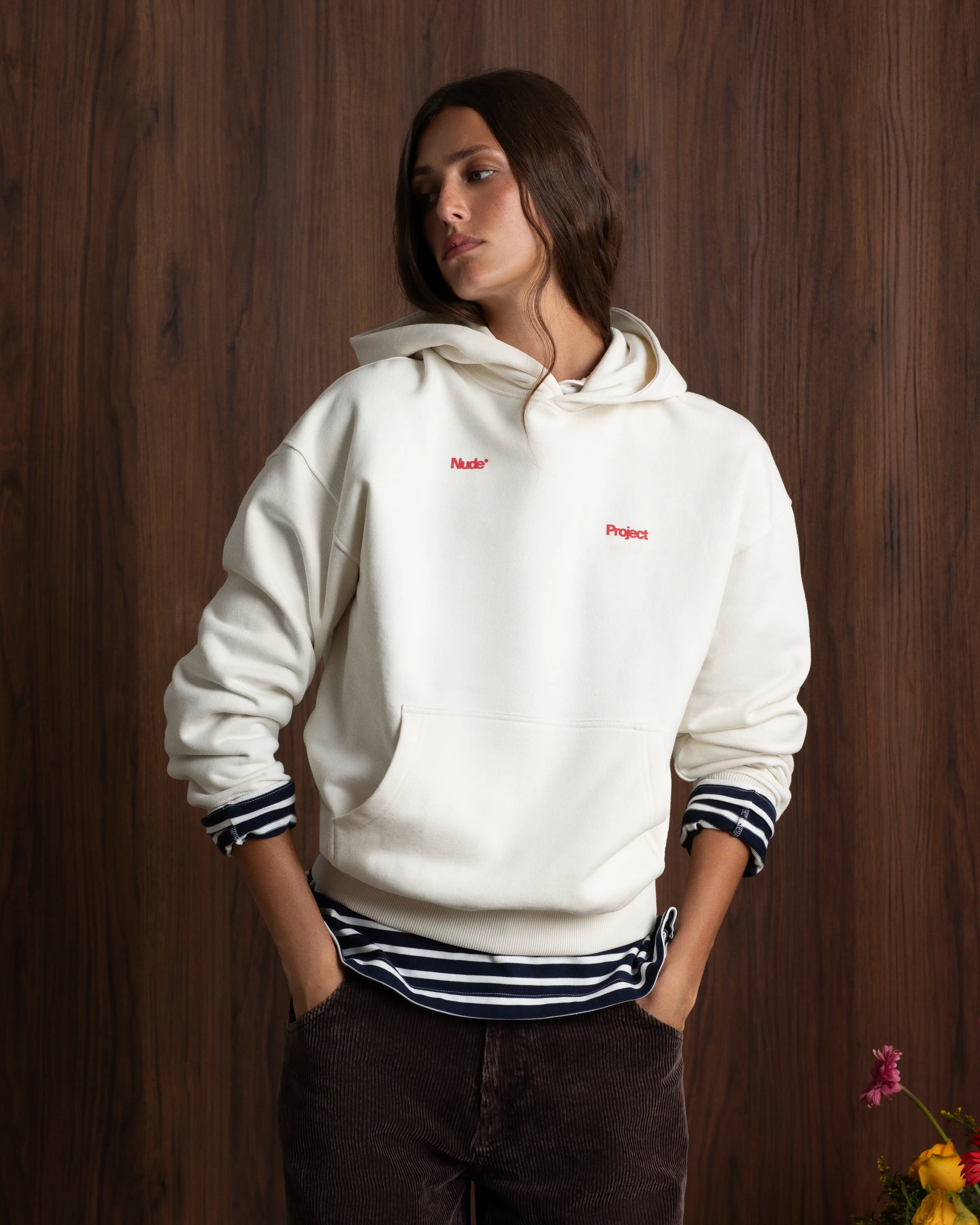 Sudadera Ladder Blanco Crema