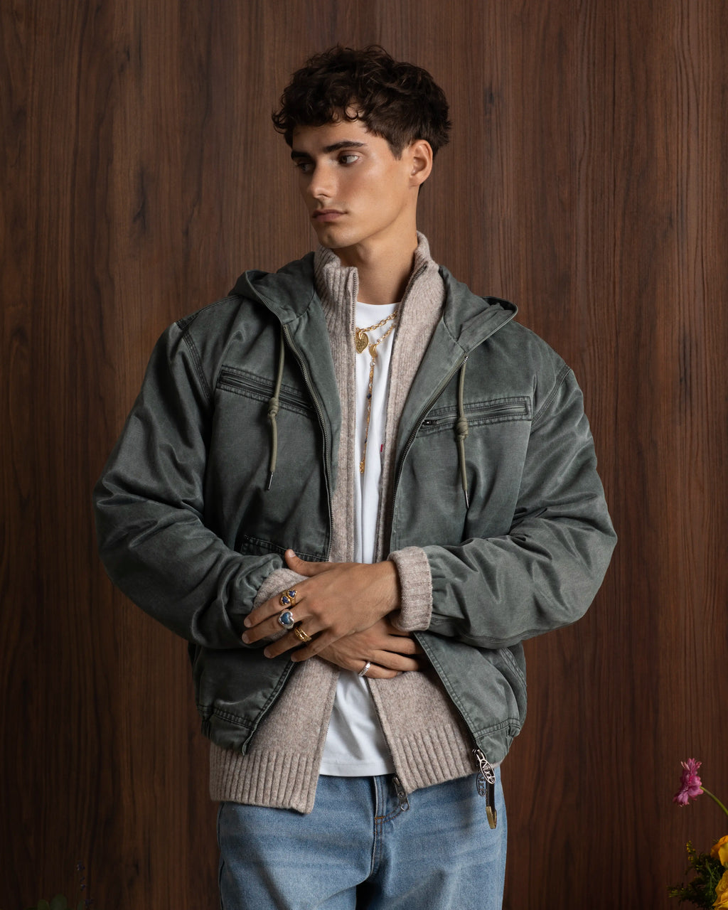 Chaqueta Worker Comfy Verde