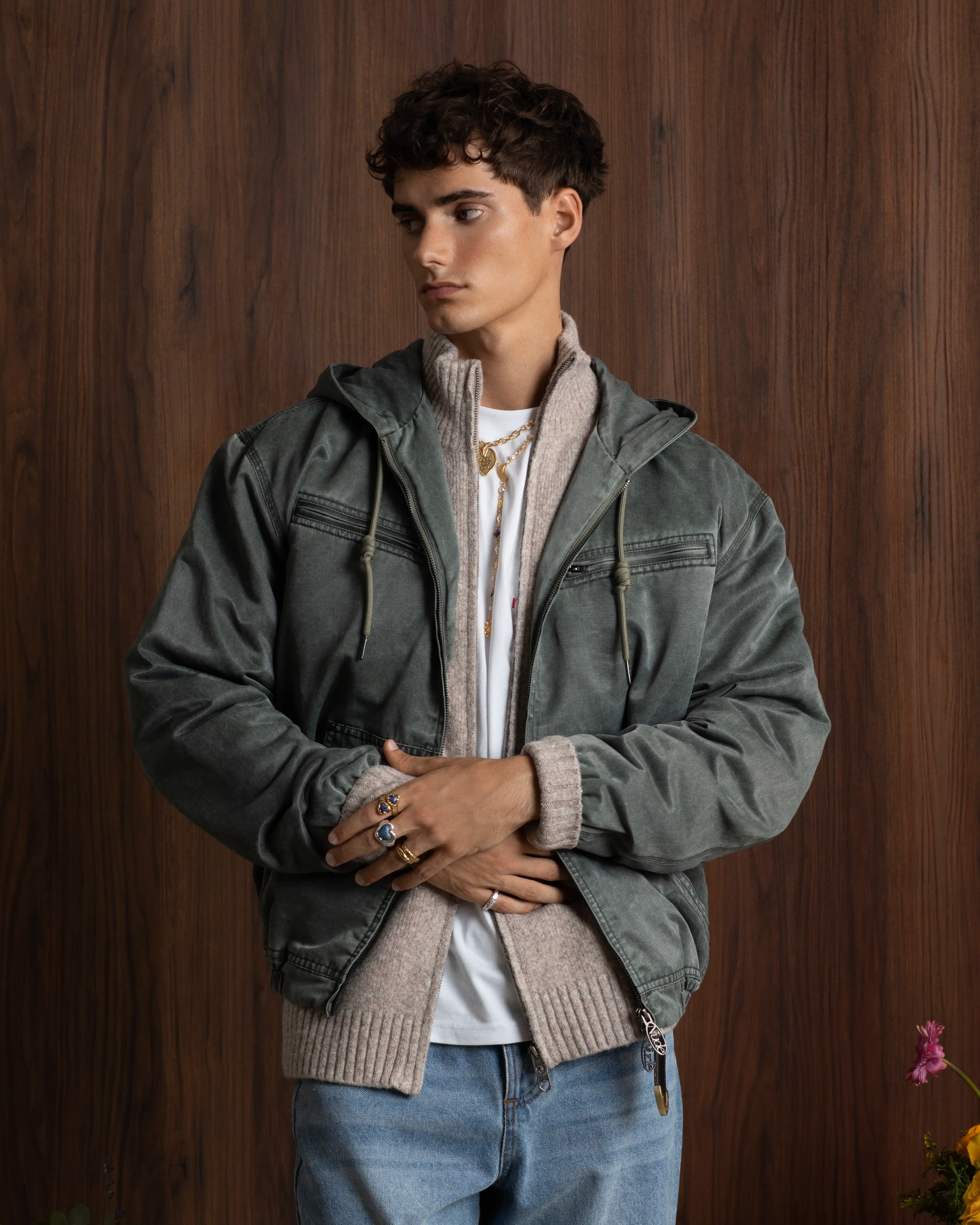 Chaqueta Worker Comfy Verde