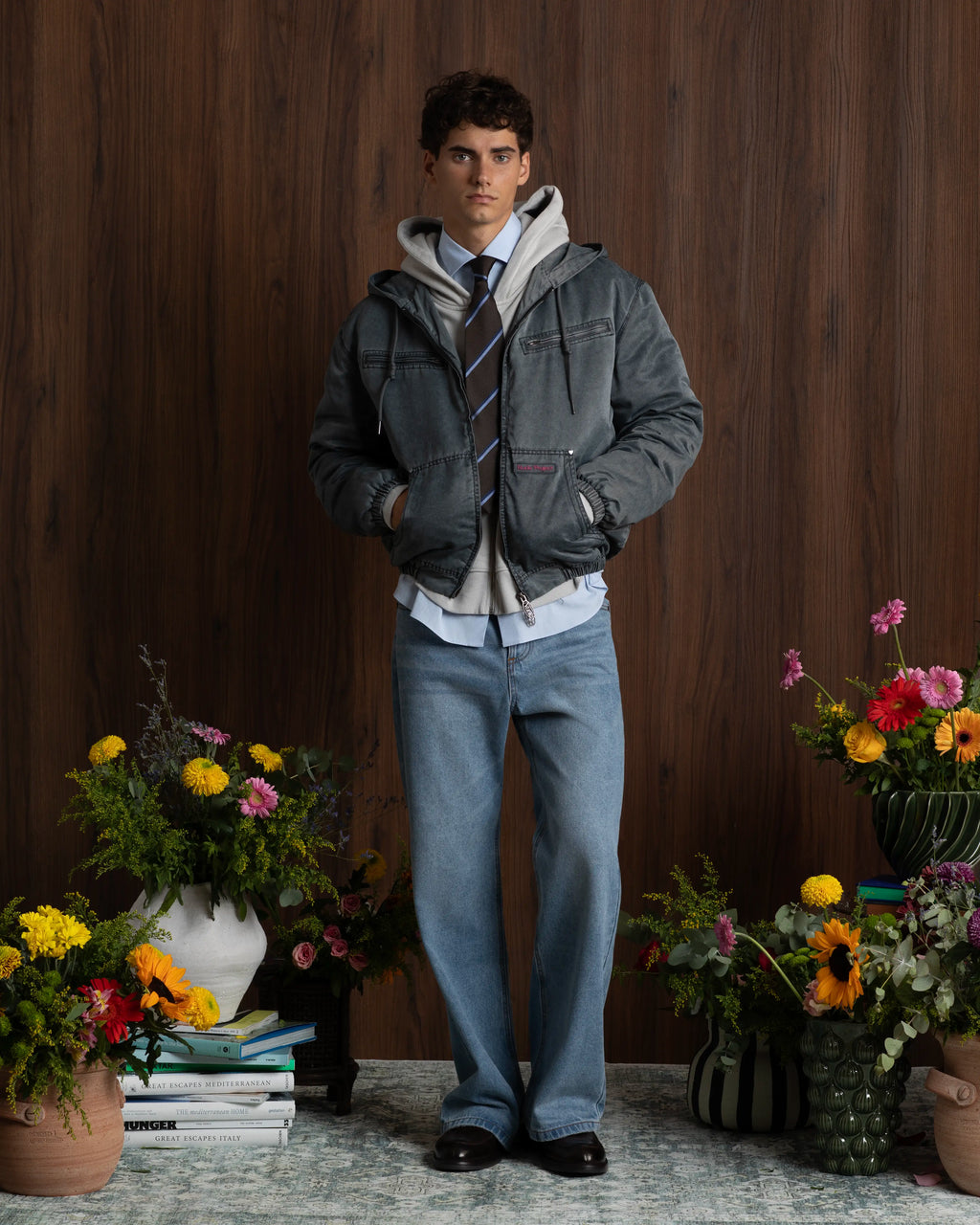 Chaqueta Worker Comfy Gris Oscuro