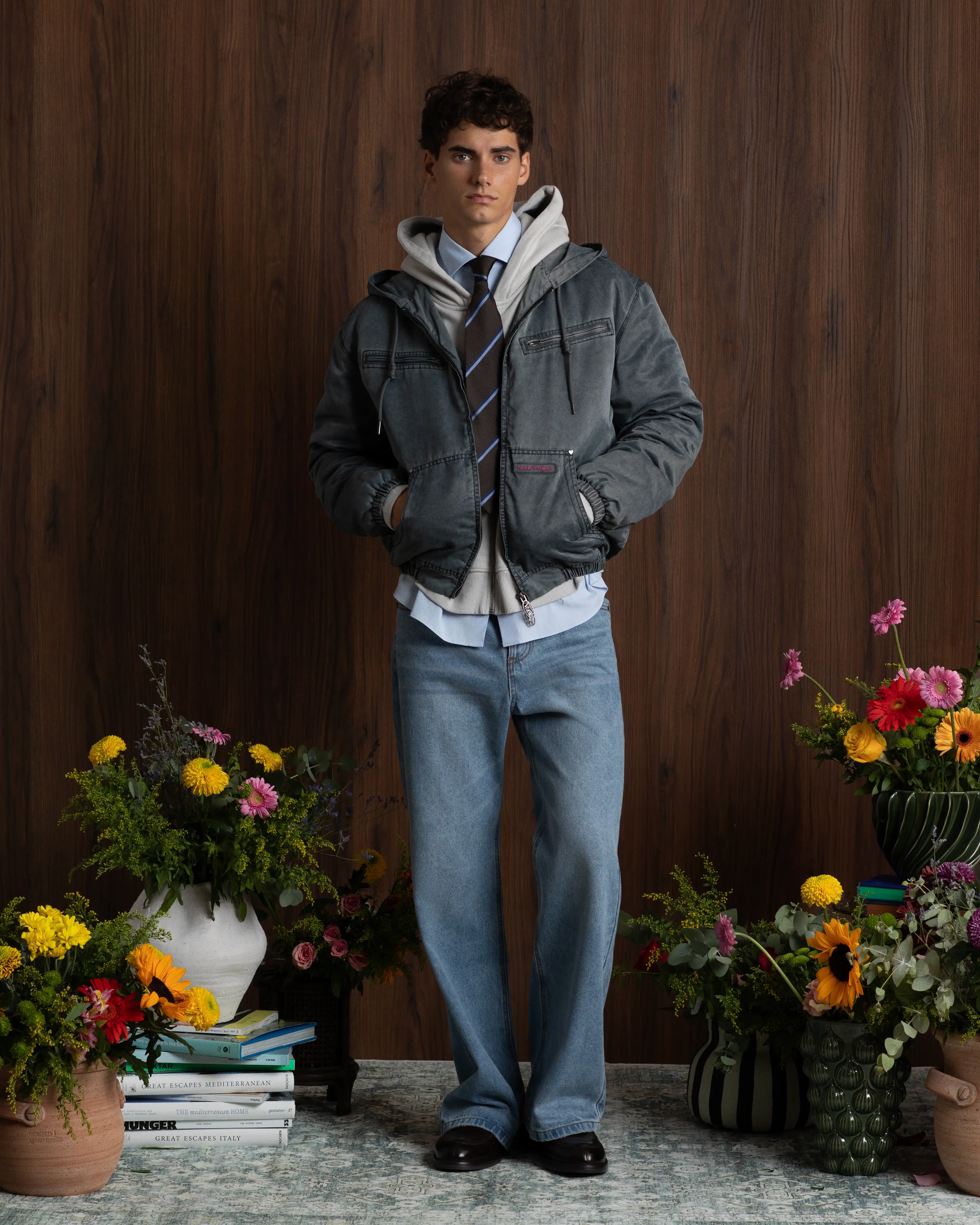 Chaqueta Worker Comfy Gris Oscuro