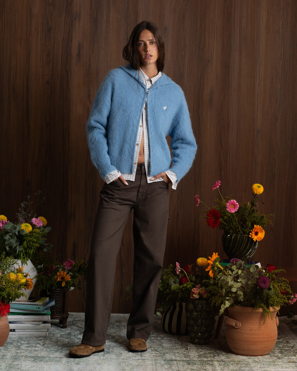 Jersey Con Cremallera Alpachino Azul