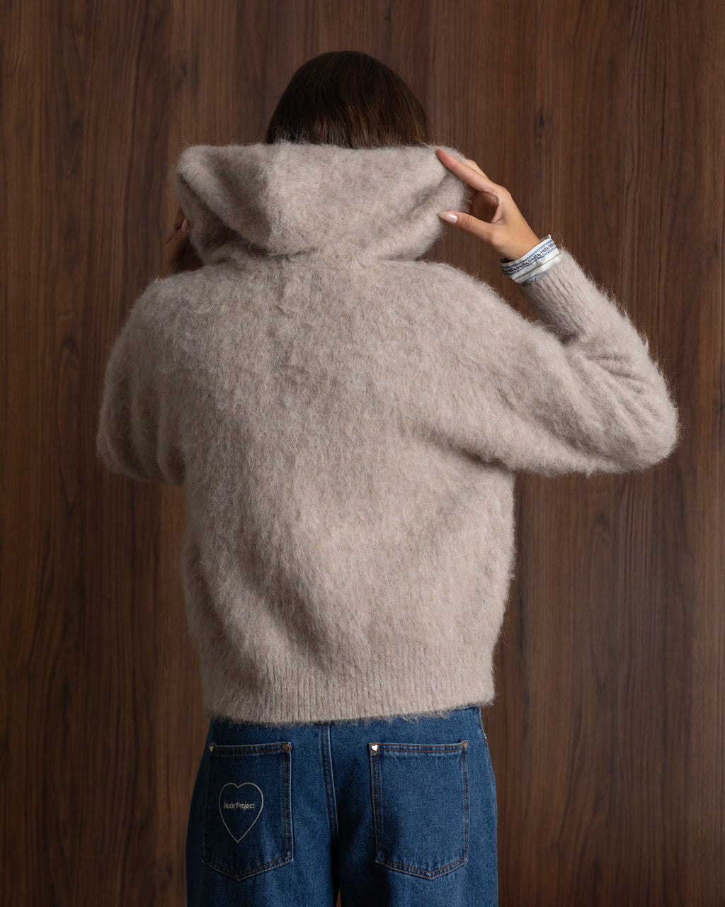 Jersey con cremallera Alpachino Beige