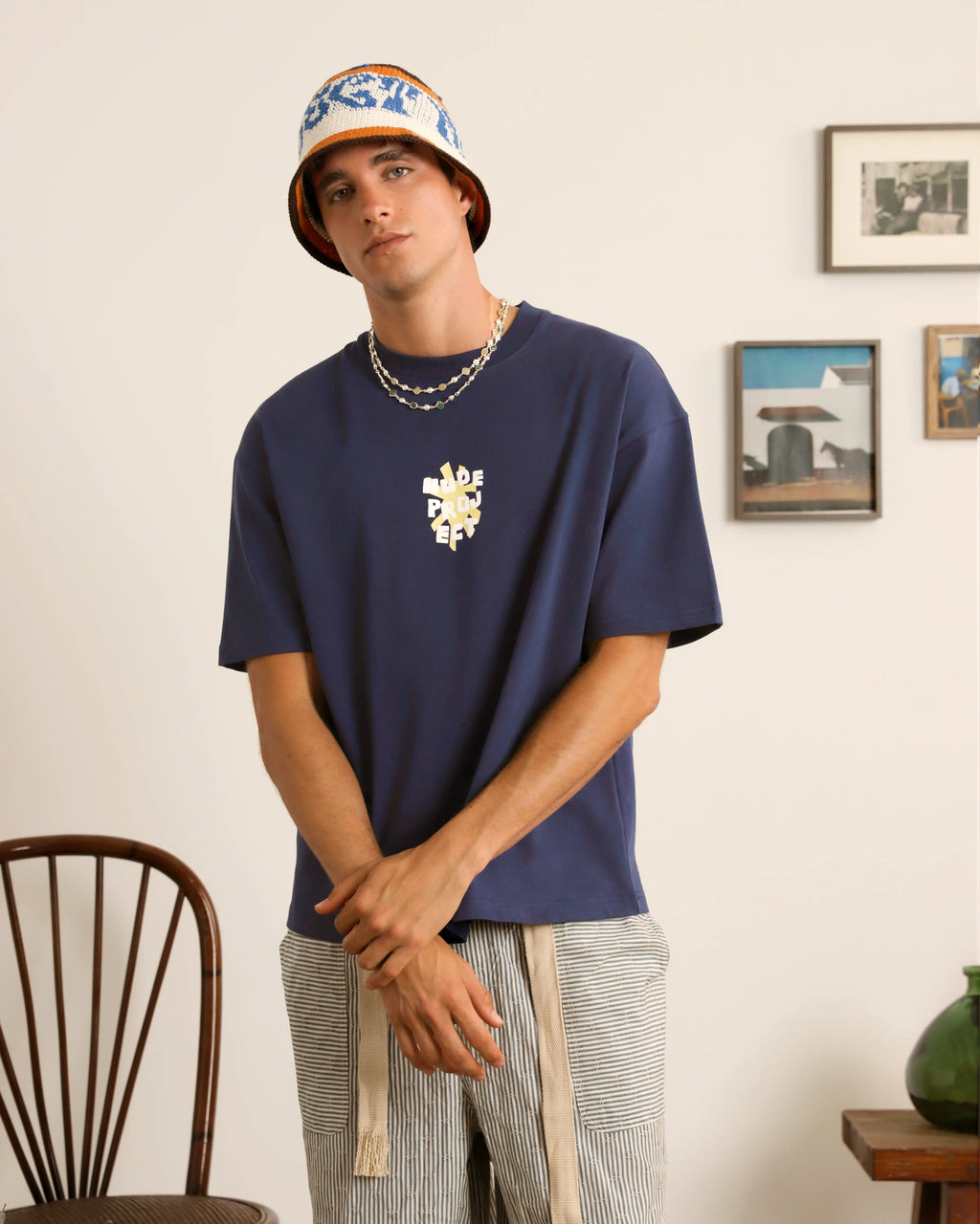 Camiseta Astro Azul Marino