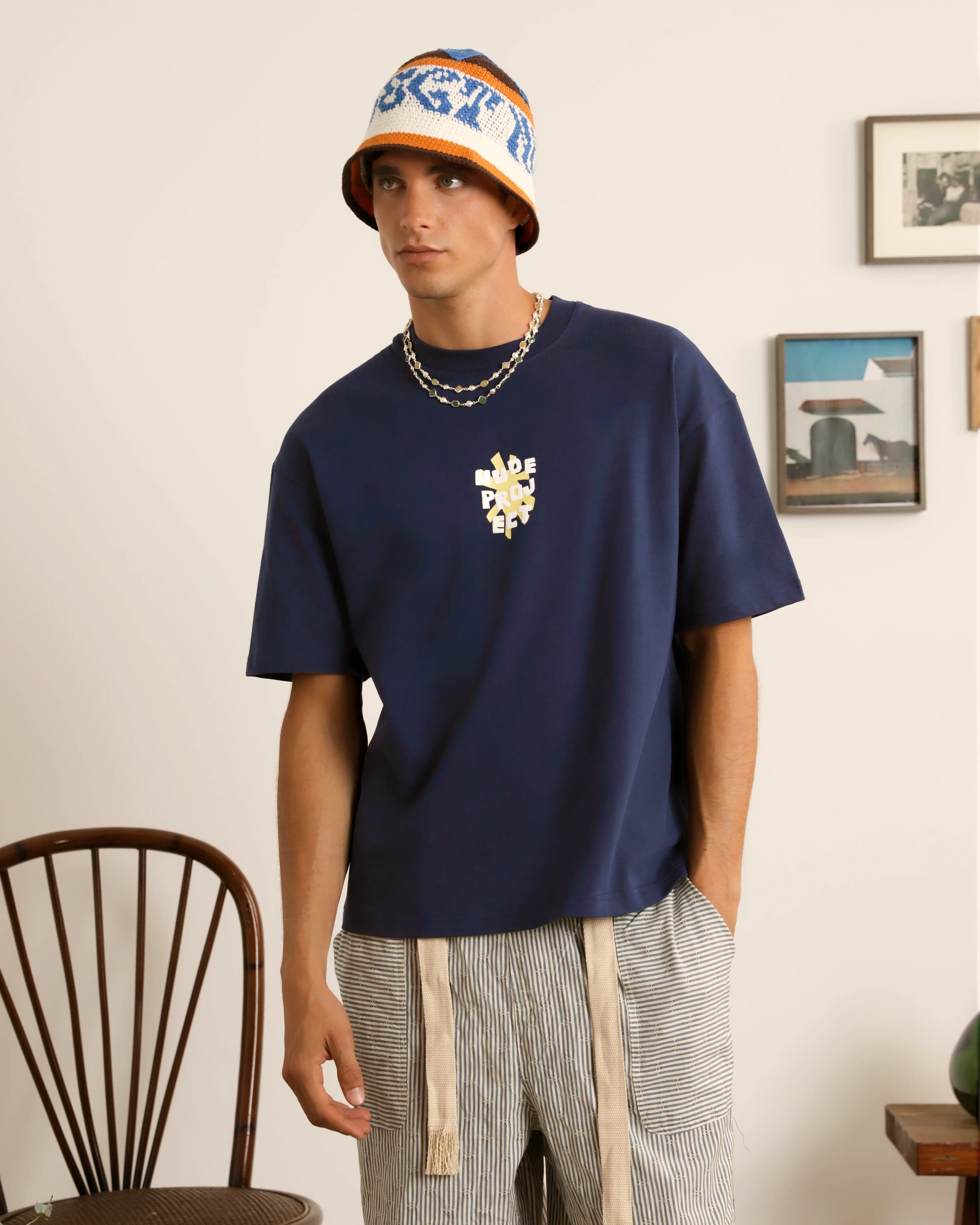 Camiseta Astro Azul Marino