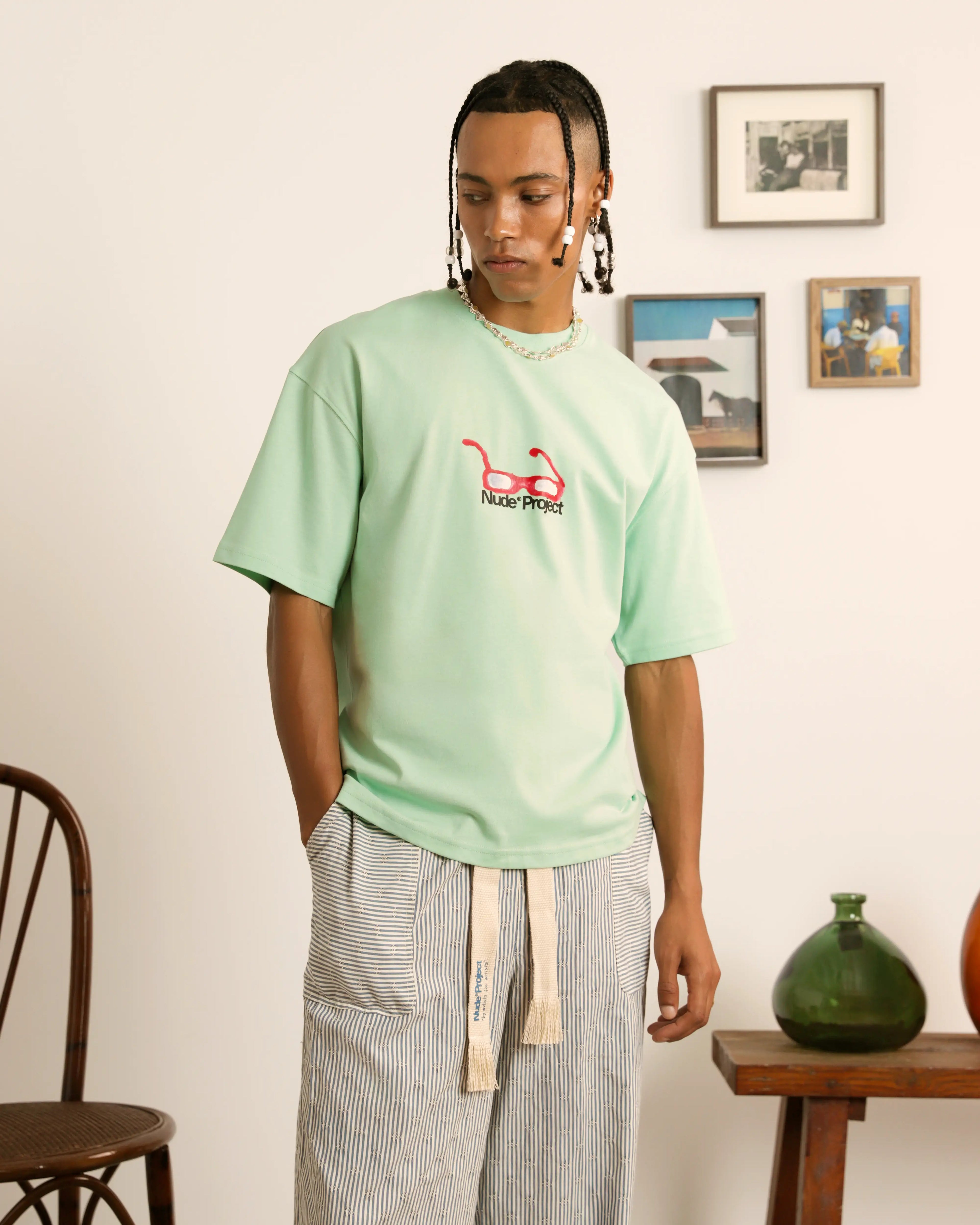 Camiseta Sunglasses Verde