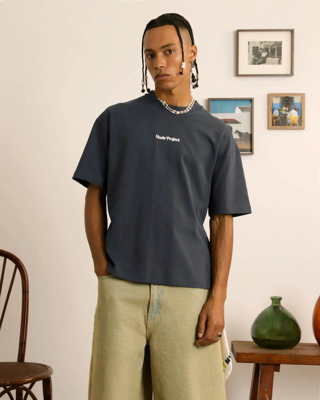 Camiseta Answer Gris Oscuro