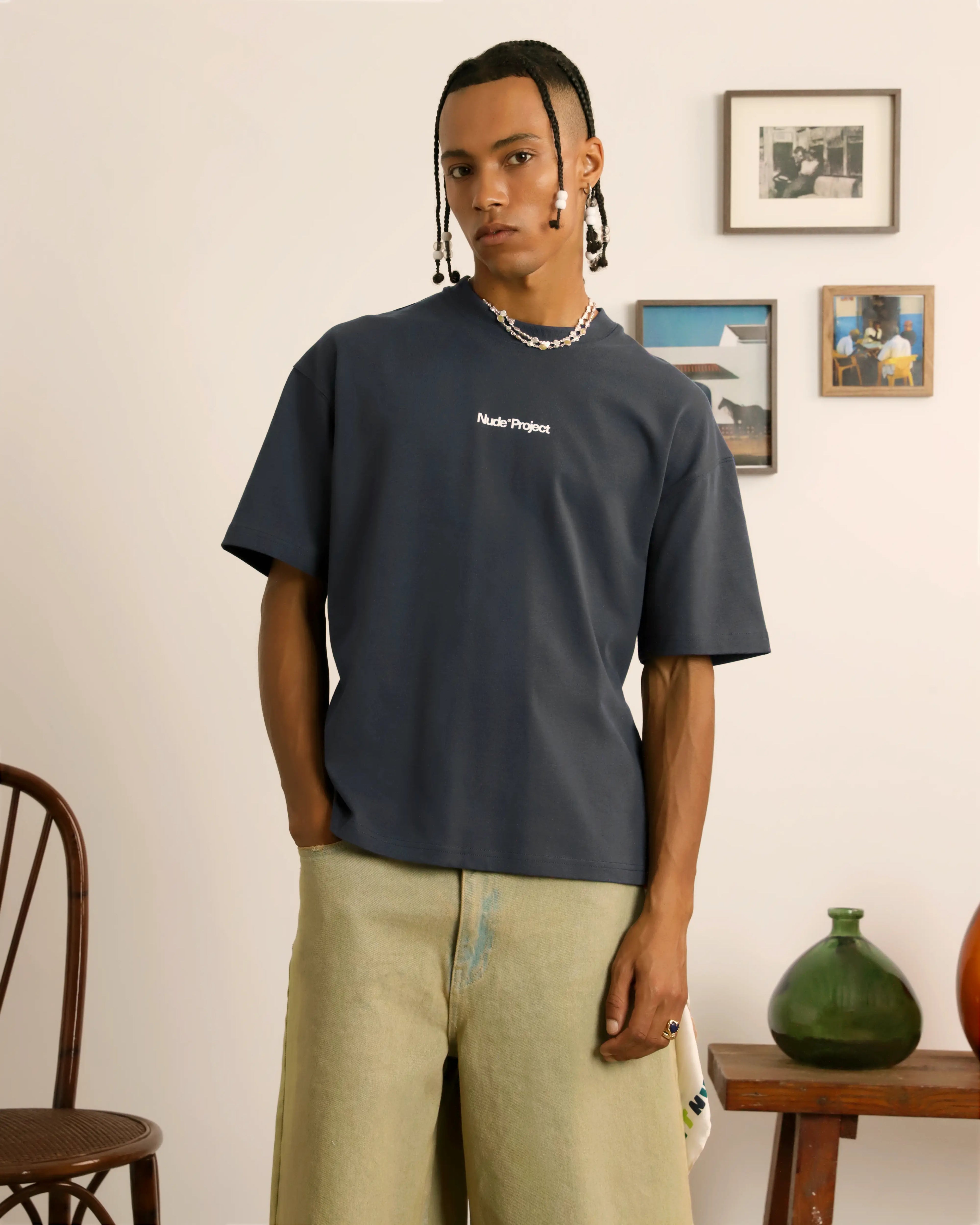 Camiseta Answer Gris Oscuro