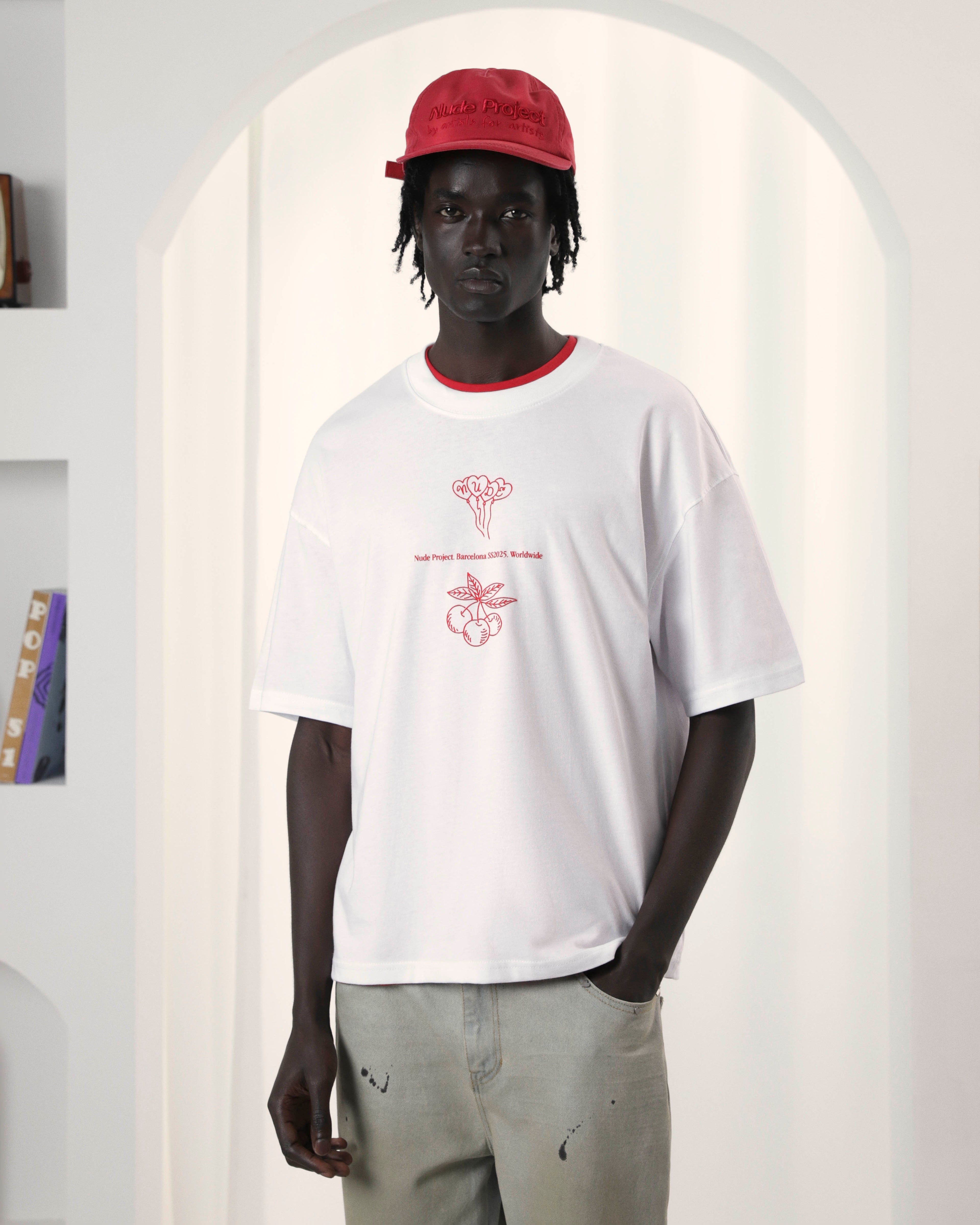 Camiseta Swan Garden Blanca