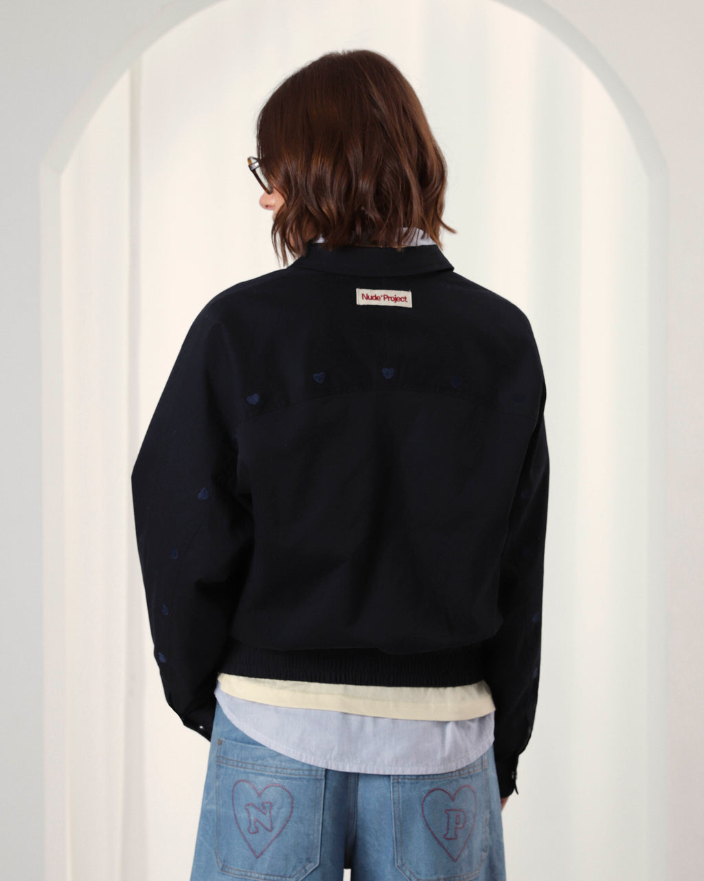 Chaqueta Flap Twill Azul Marino