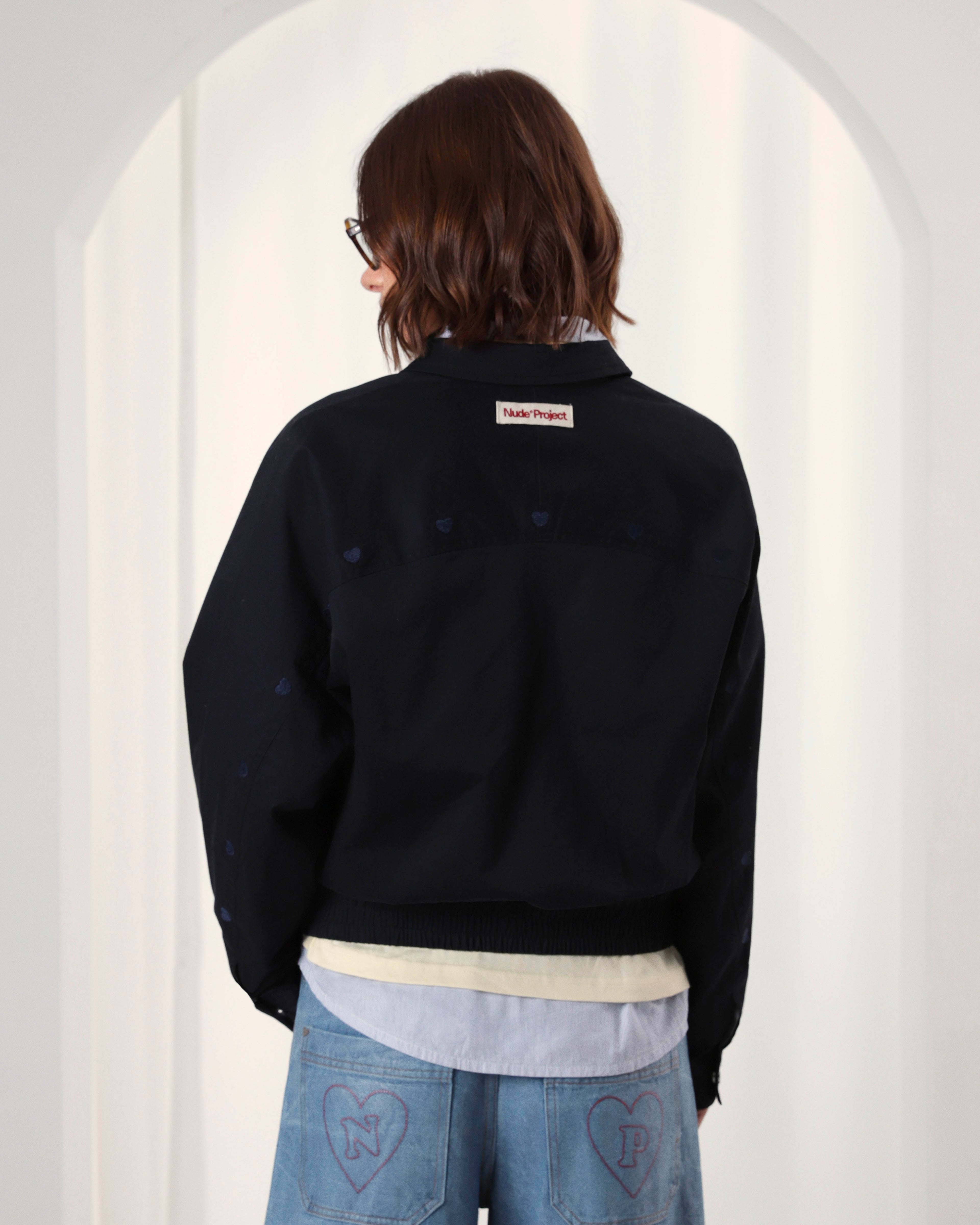 Chaqueta Flap Twill Azul Marino