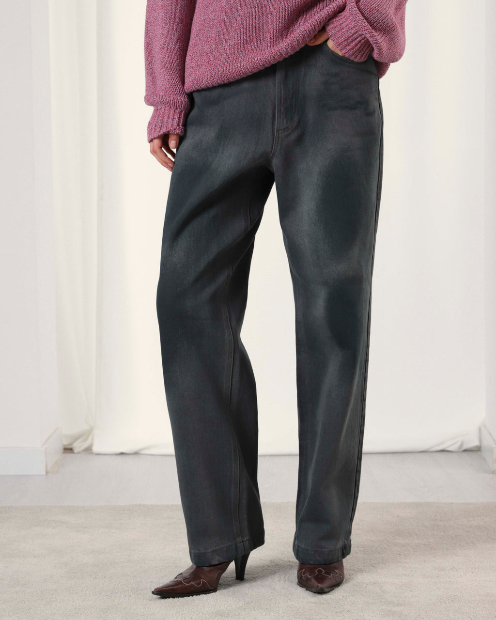 Pantalón Vaquero Verde Washed