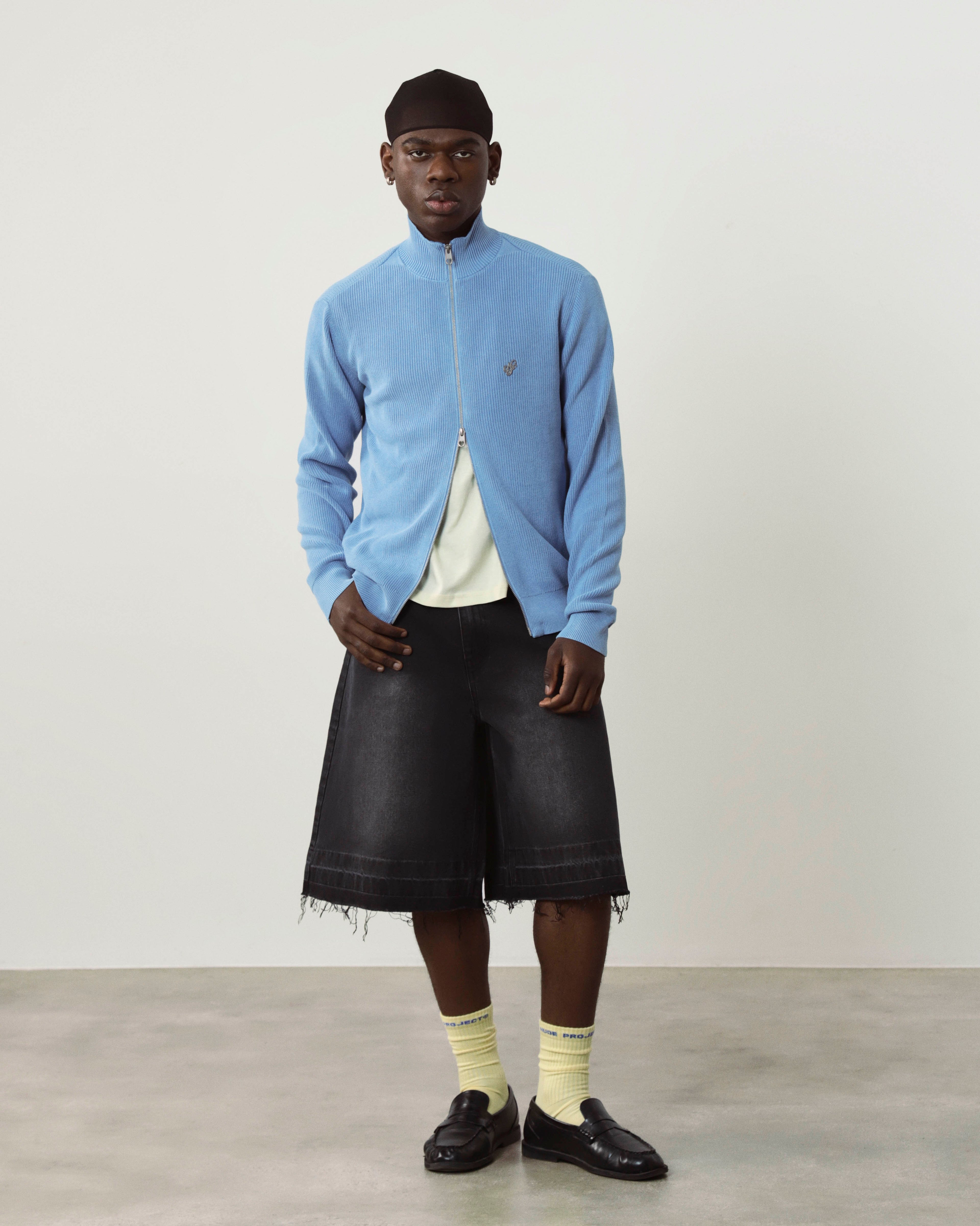 Pantalón Corto Baggy Negro Old Denim