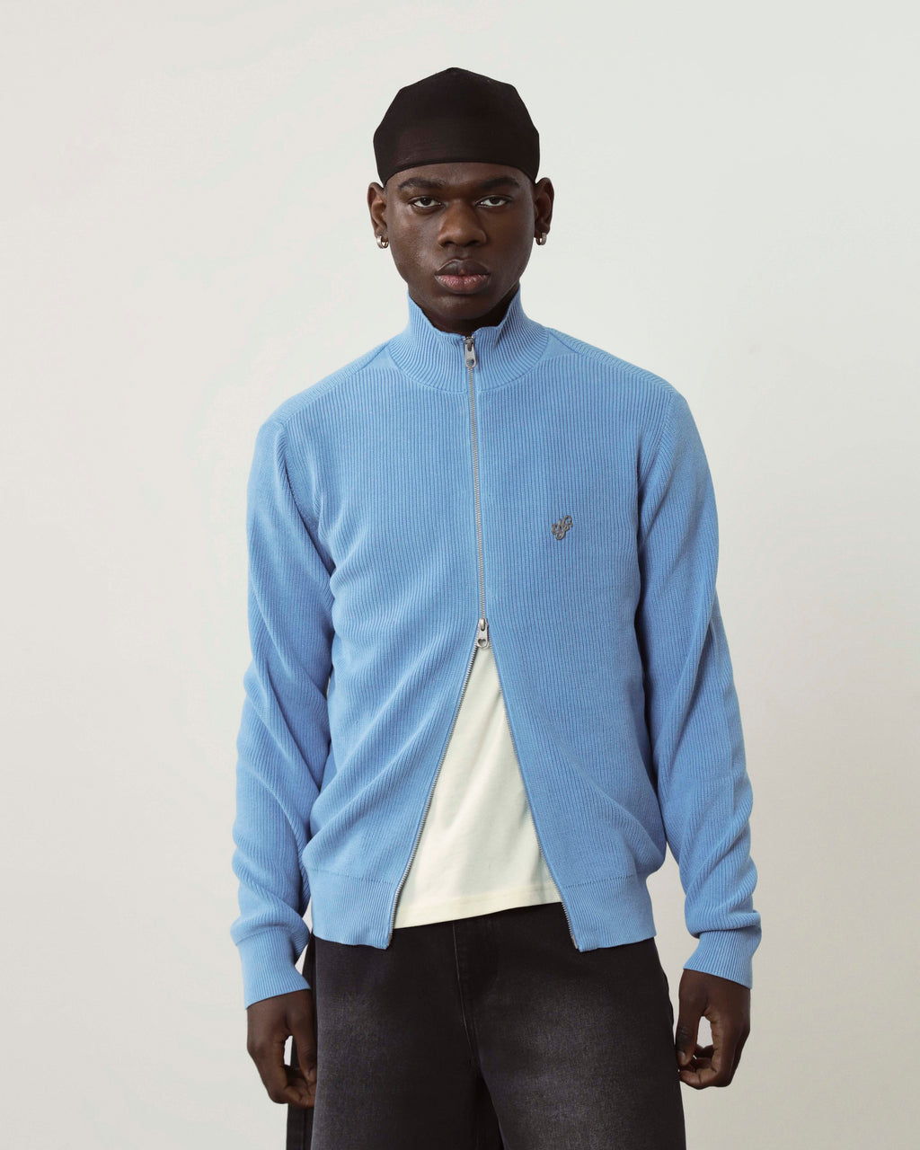 Cárdigan Con Cremallera Shady Azul