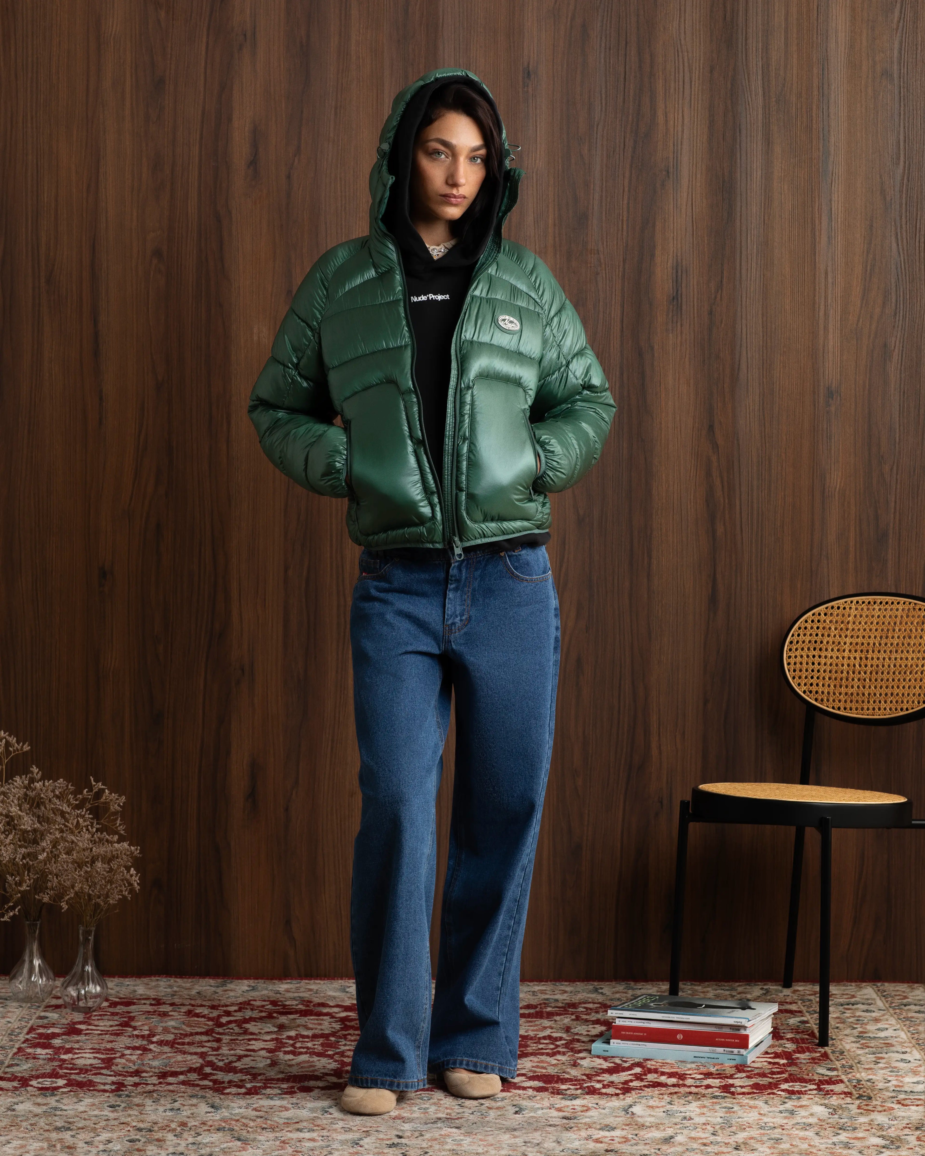 Iconic Puffer Jacket Green