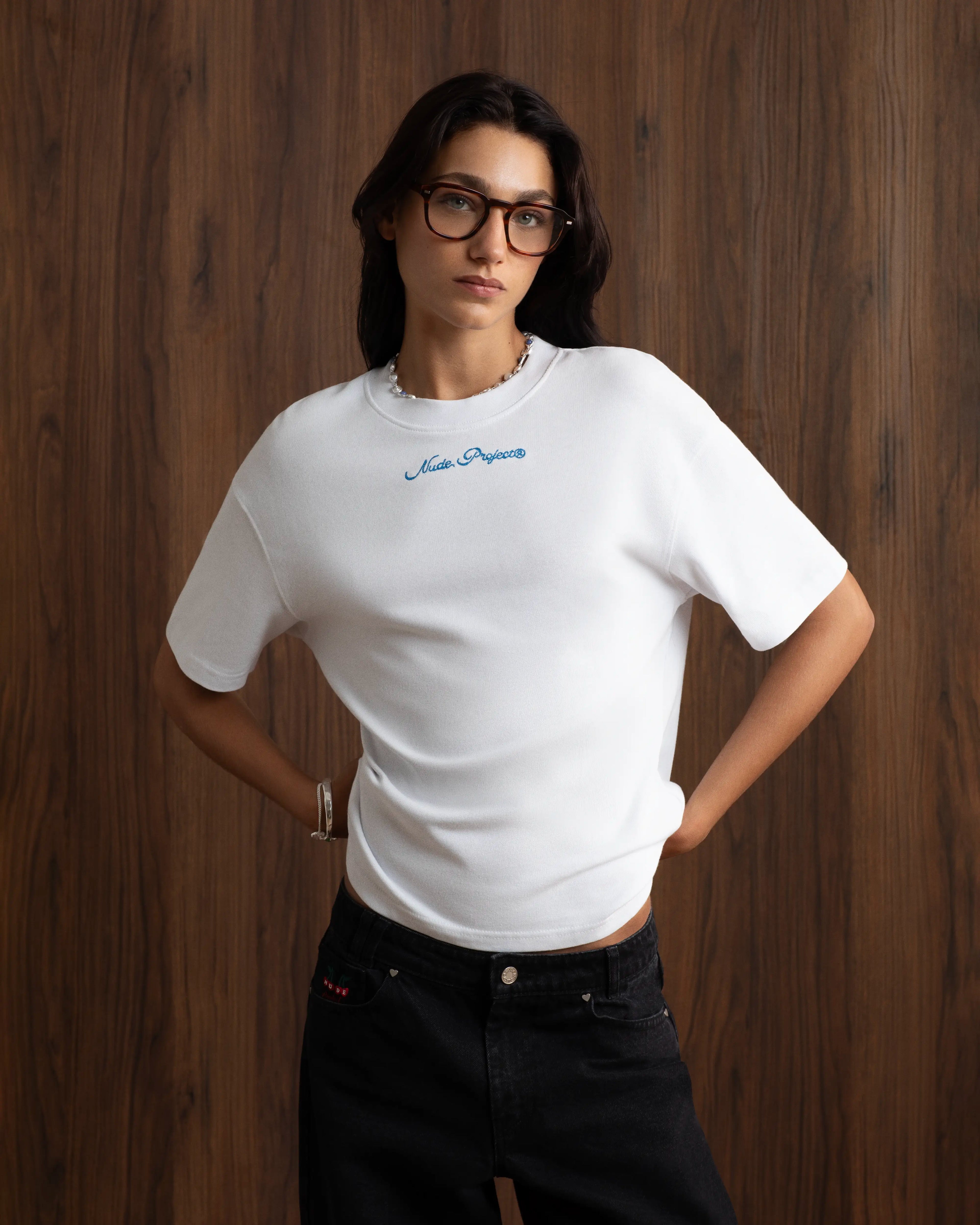 Camiseta Peach Blanca