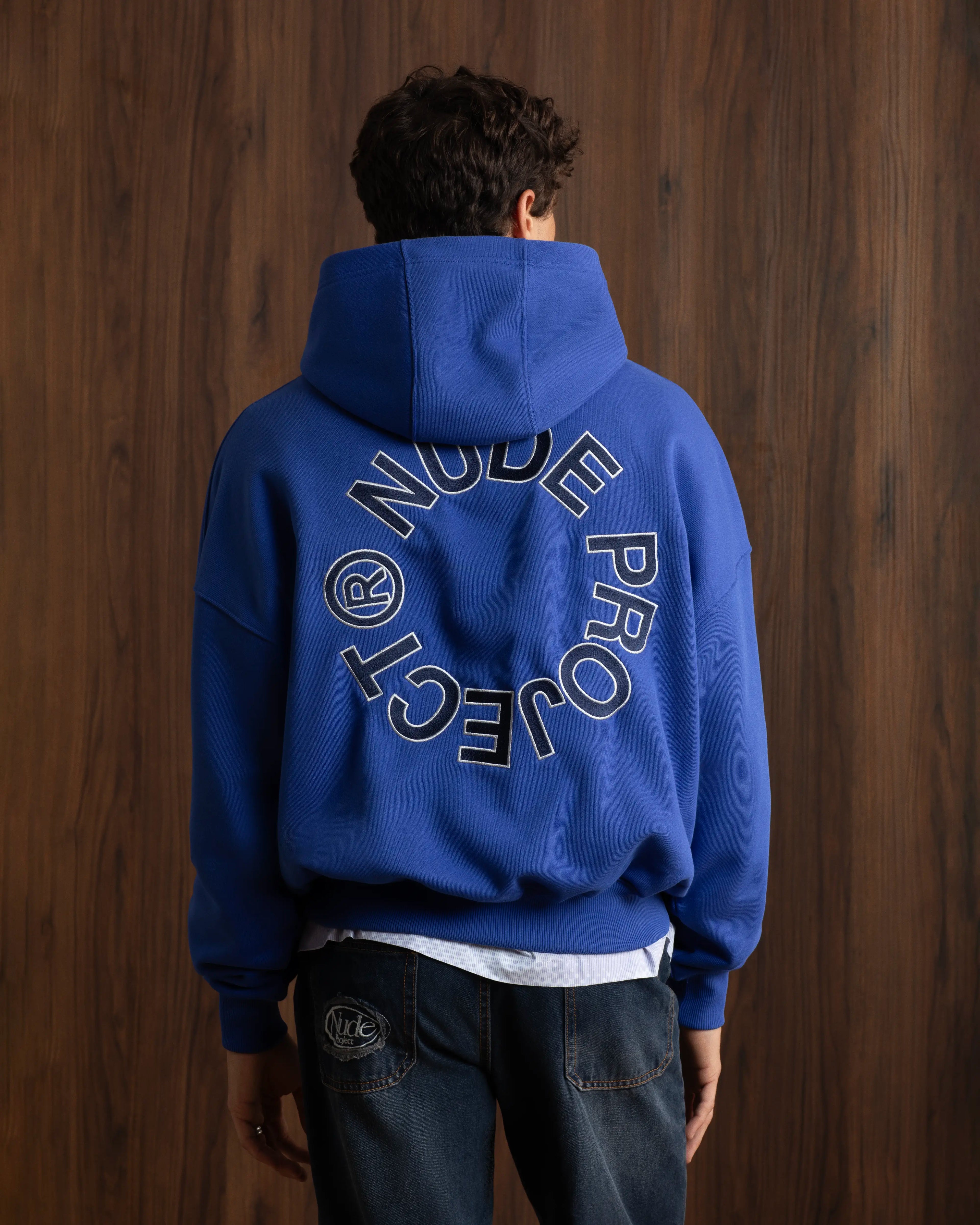 Kory Boxy Hoodie Blue