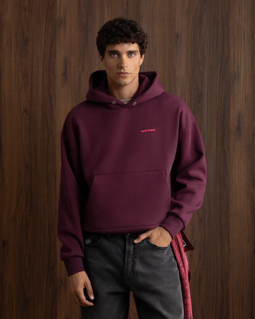 Origins Hoodie Burgundy