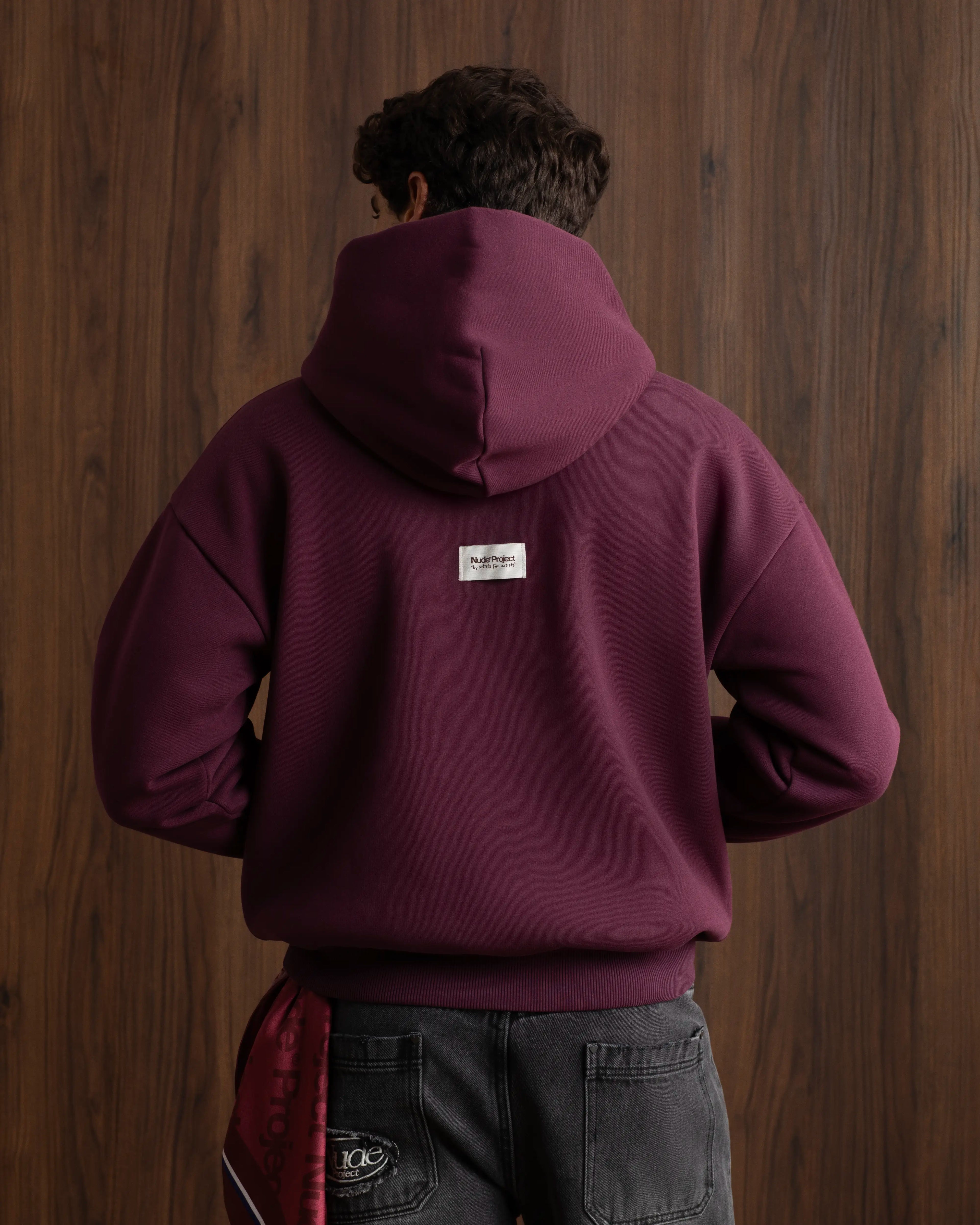 Origins Hoodie Burgundy