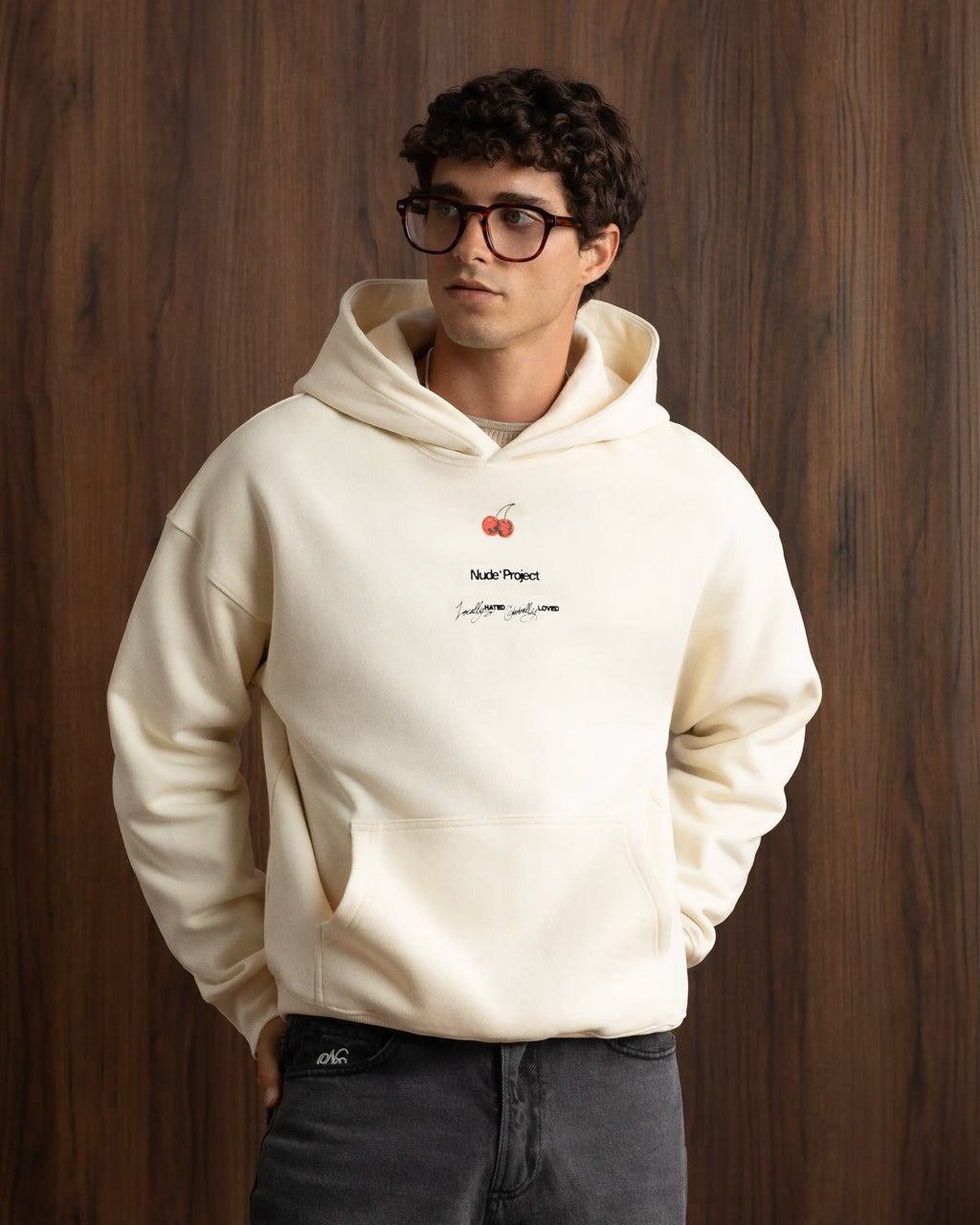 Sudadera Nude Tour Blanco Crema