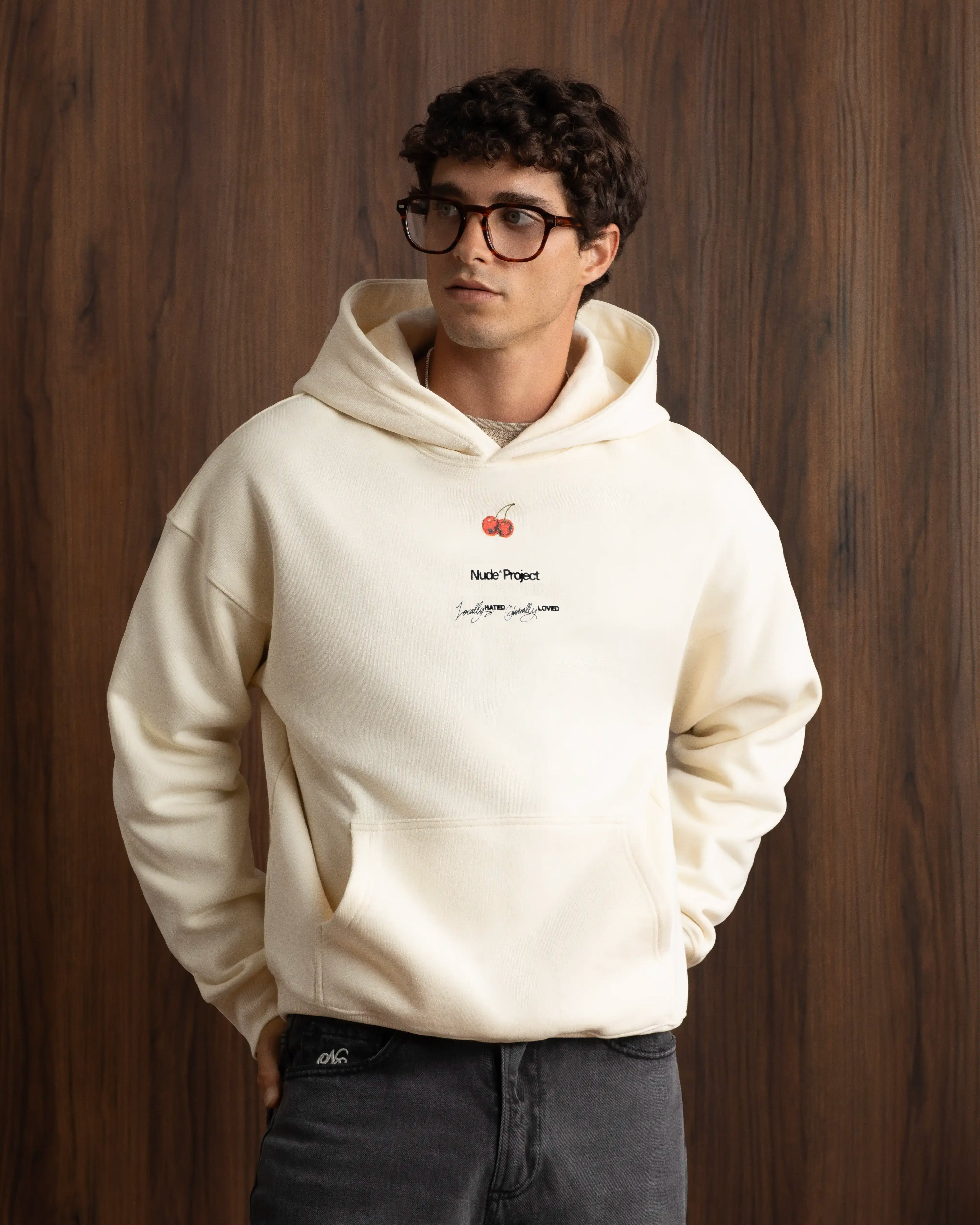 Sudadera Nude Tour Blanco Crema
