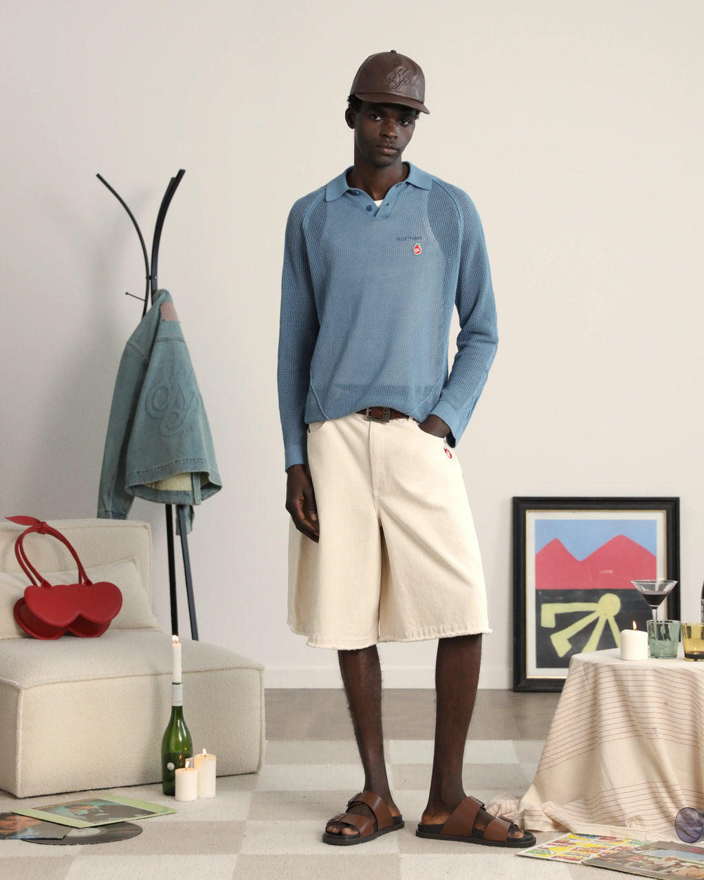 Pantalón Corto Apple Crew Denim Raw