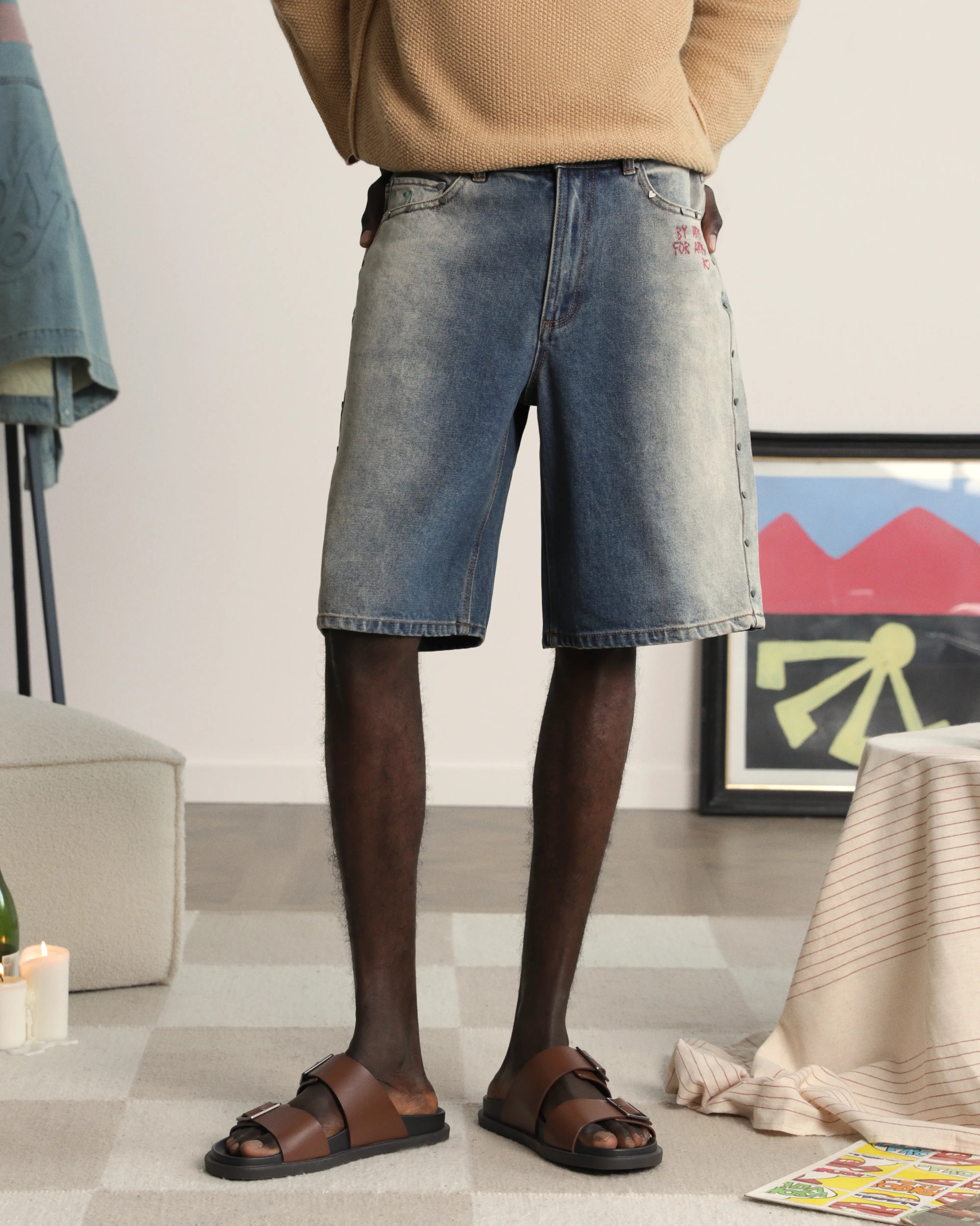 Pantalón Corto Denim Shorts