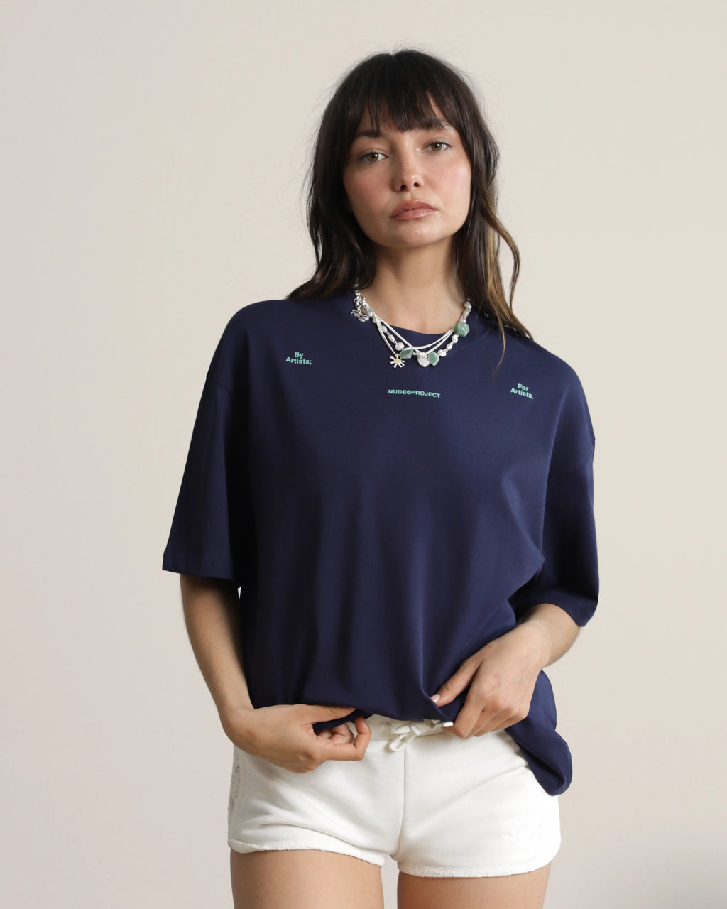 Camiseta Fine Art Azul Marino