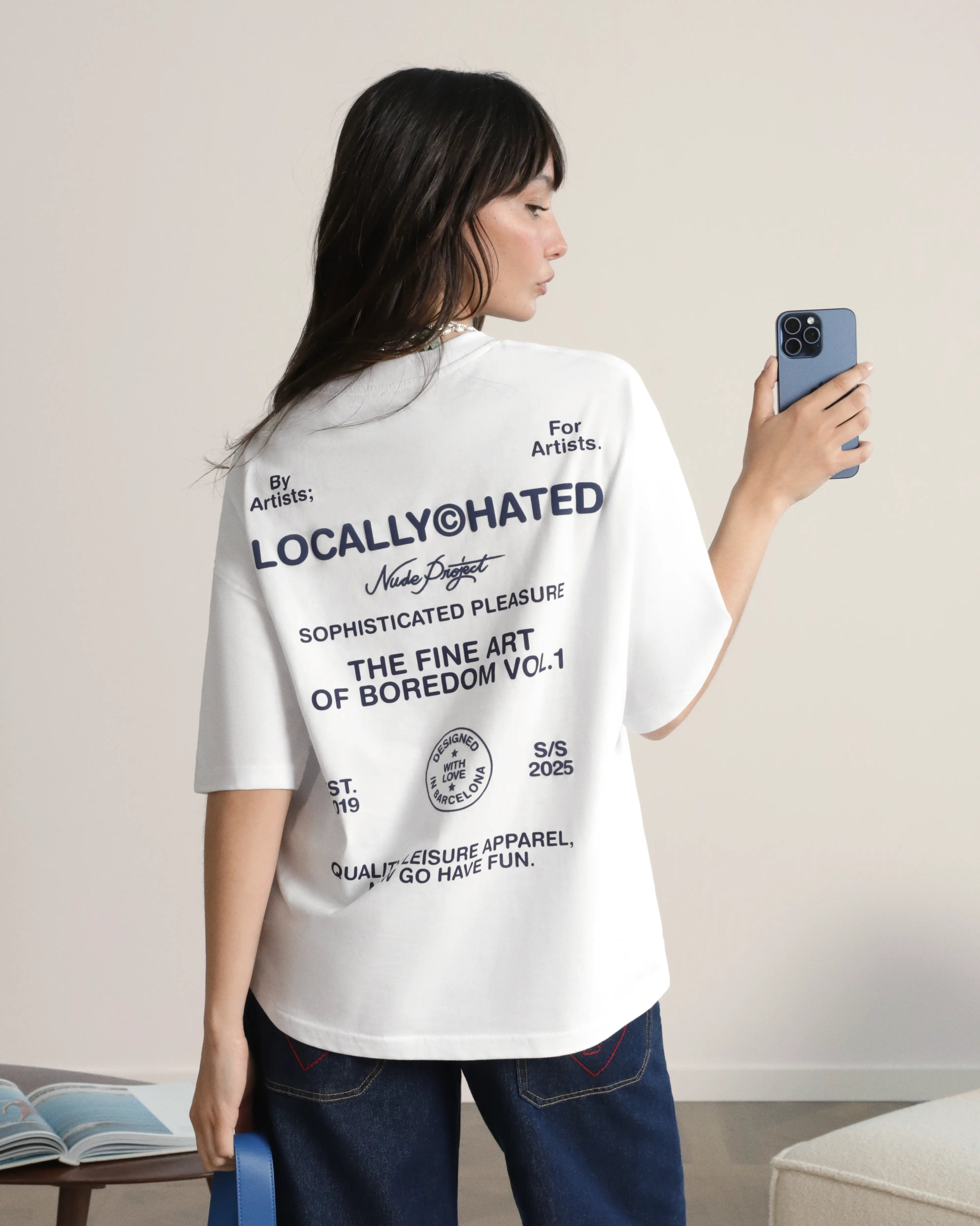 Camiseta Fine Art Blanca