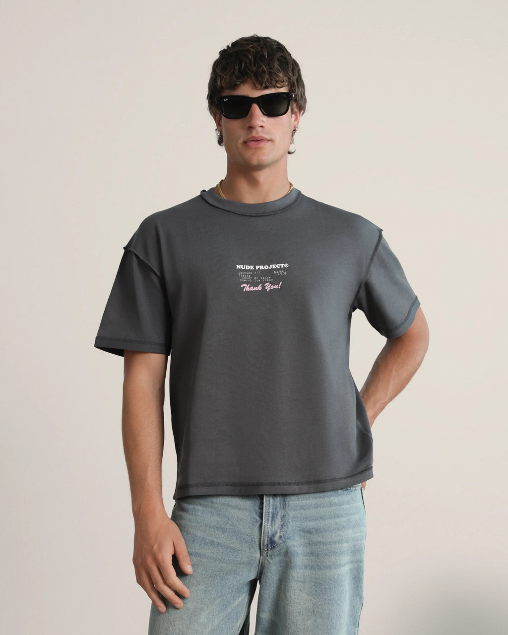 Camiseta Fuck Normal Gris Oscuro