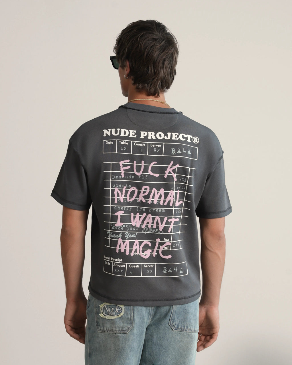 Camiseta Fuck Normal Gris Oscuro